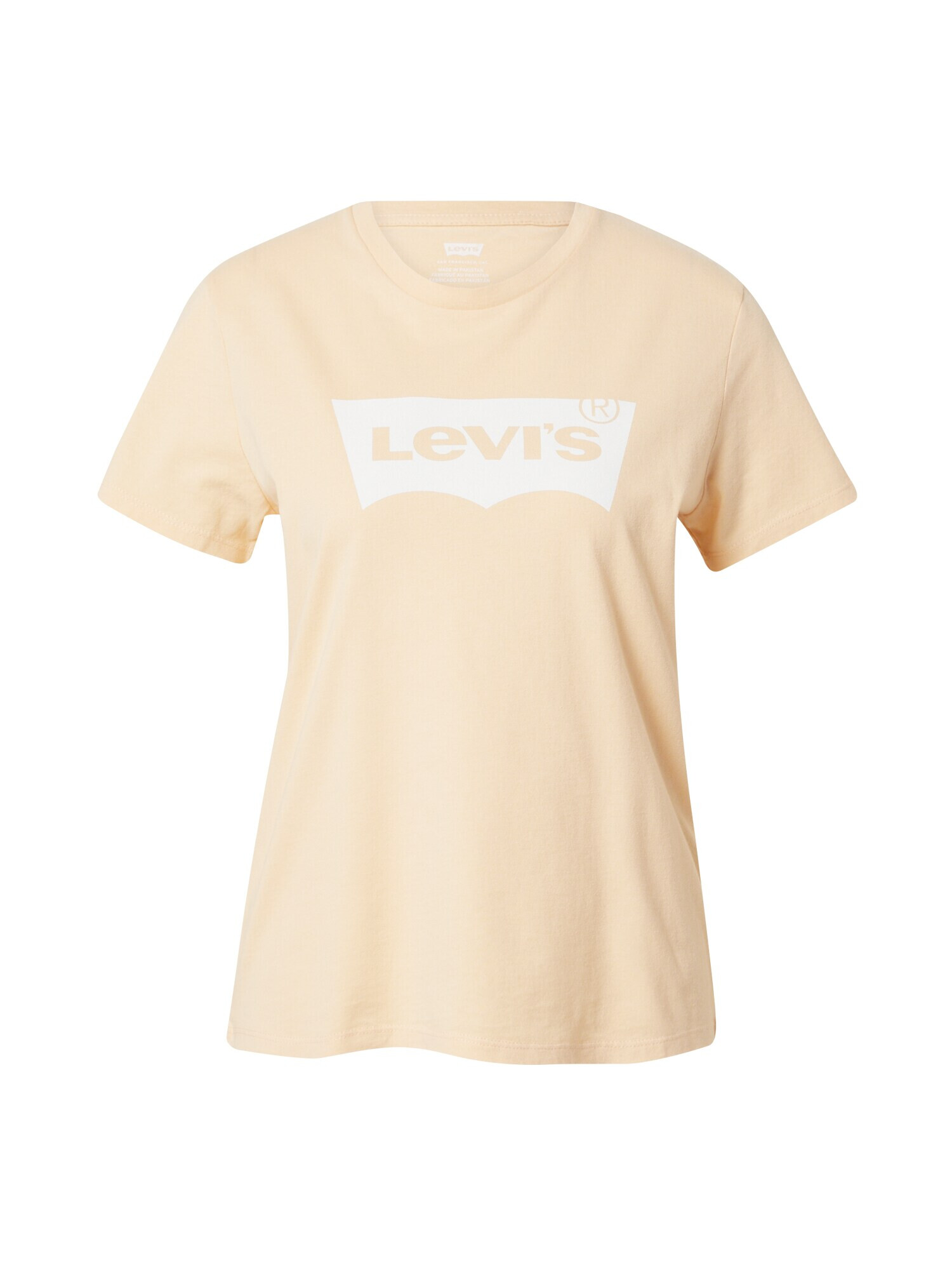 LEVI'S Majica pastelno oranžna / bela - Pepit.si