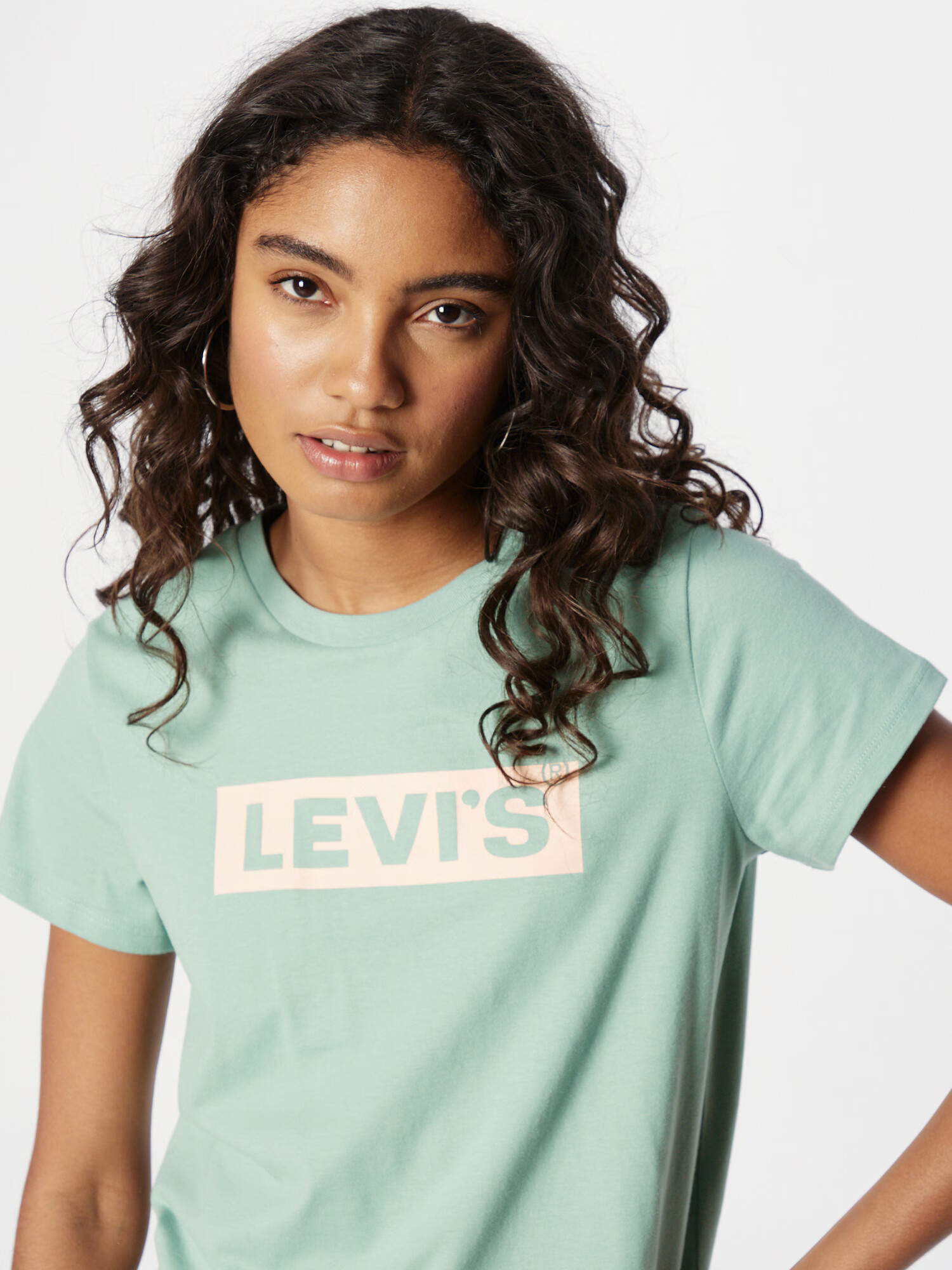 LEVI'S Majica pastelno zelena / pastelno lila - Pepit.si