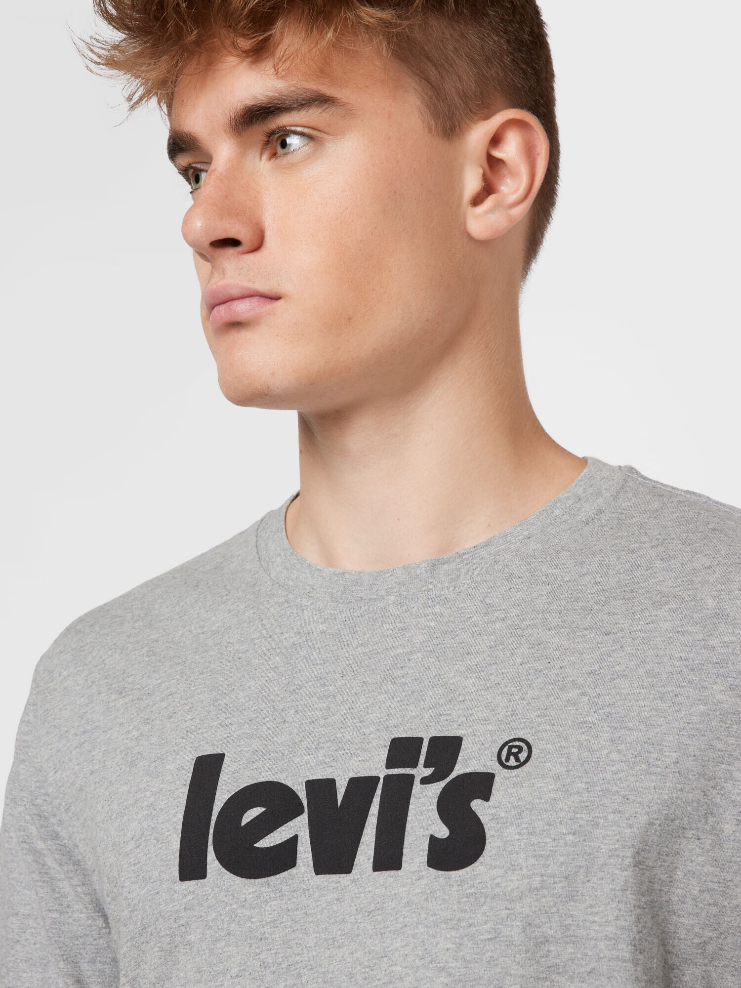 LEVI'S Majica 'SS RELAXED FIT TEE GREYS' pegasto siva / črna - Pepit.si