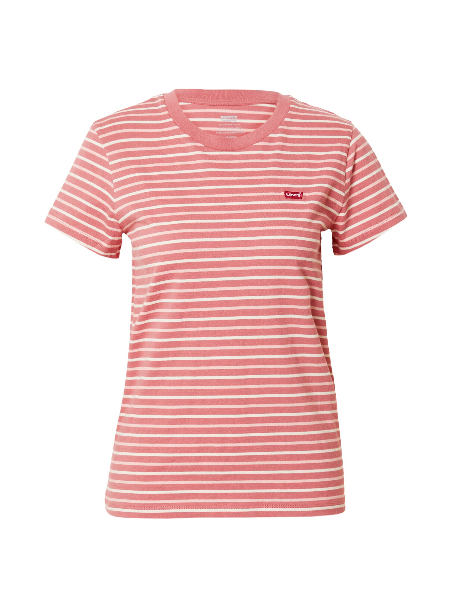 LEVI'S Majica 'Perfect Tee' rdeča / pastelno rdeča / bela - Pepit.si