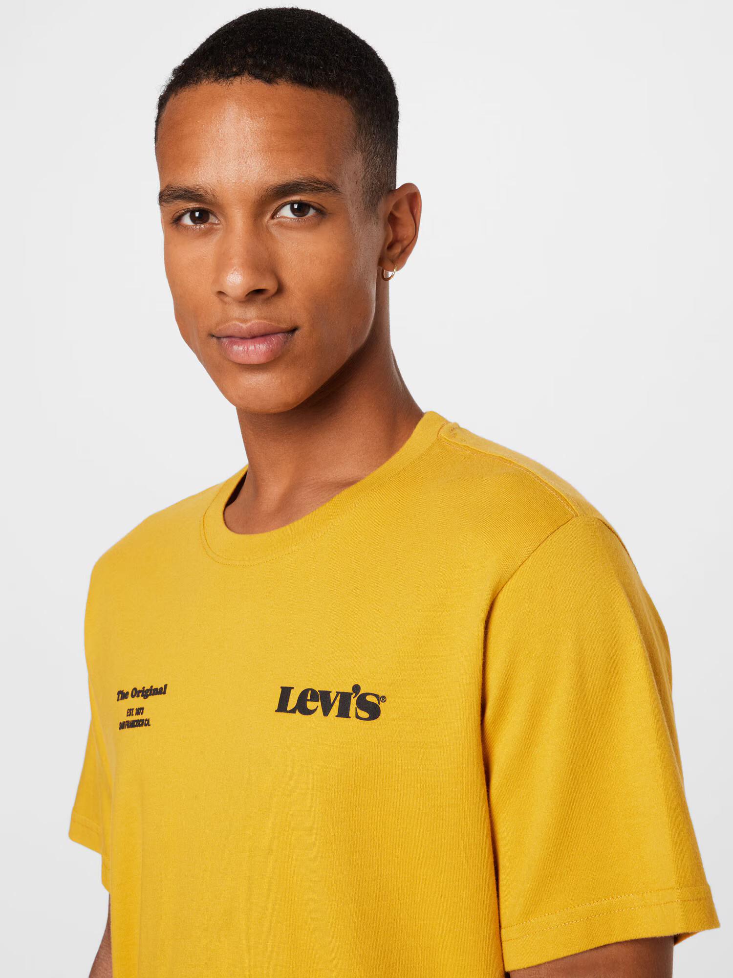 LEVI'S Majica rumena / črna - Pepit.si