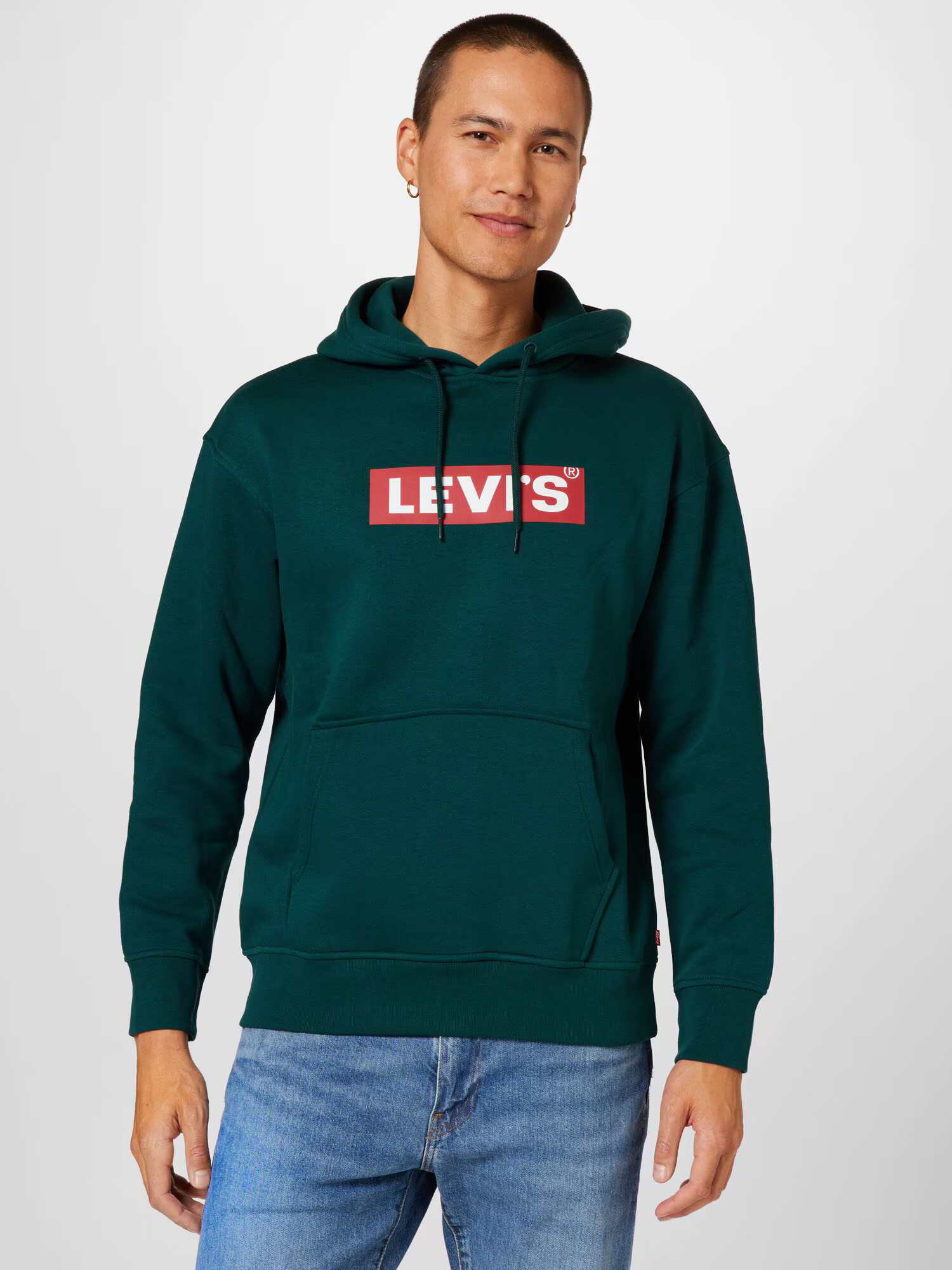 LEVI'S Majica smaragd / rdeča / bela - Pepit.si