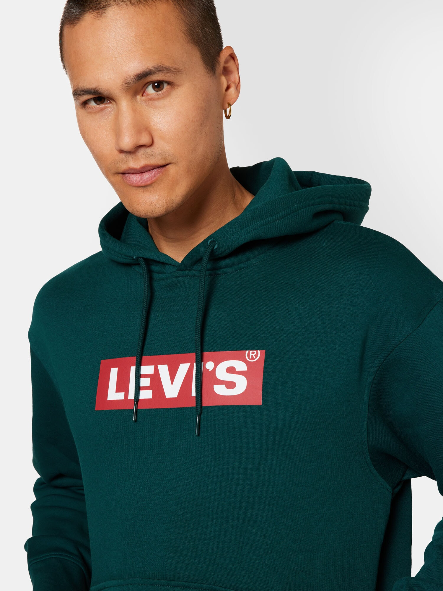 LEVI'S Majica smaragd / rdeča / bela - Pepit.si