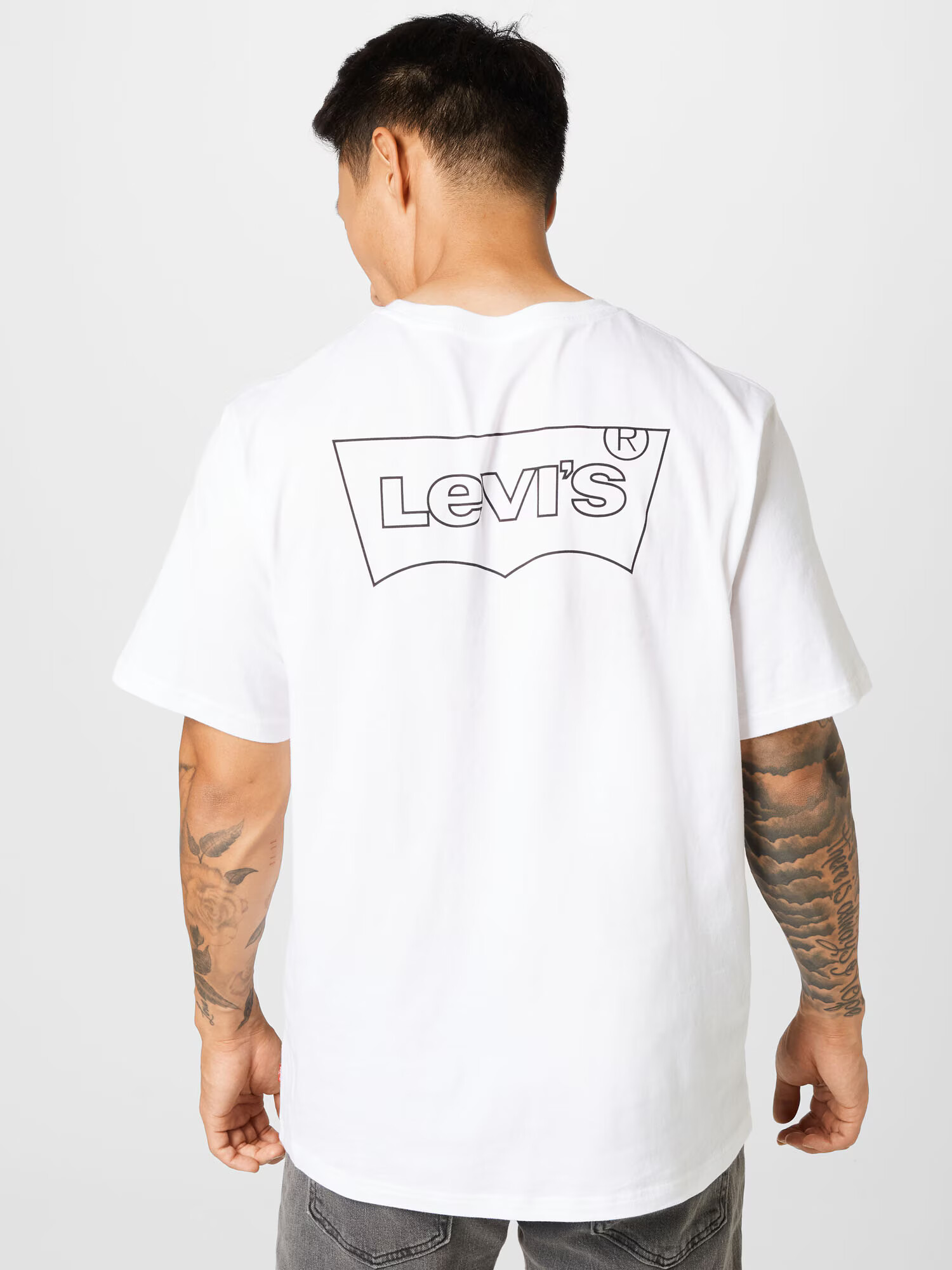 LEVI'S Majica 'SS RELAXED FIT TEE NEUTRALS' črna / bela - Pepit.si