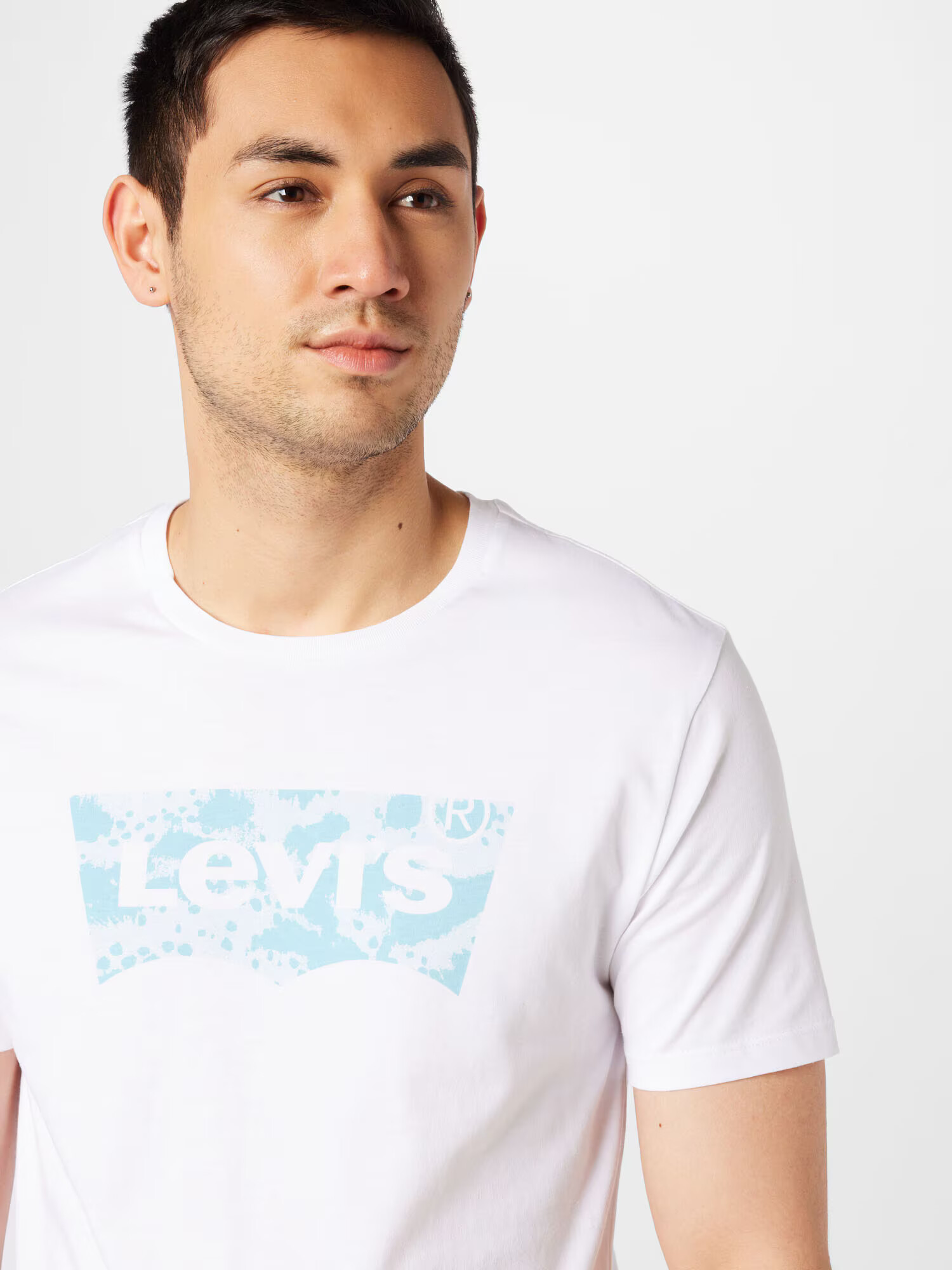 LEVI'S Majica svetlo modra / bela - Pepit.si