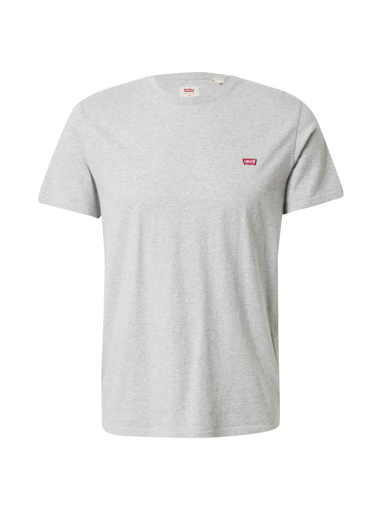 LEVI'S Majica 'SS ORIGINAL HM TEE NEUTRALS' svetlo siva / ognjeno rdeča / bela - Pepit.si