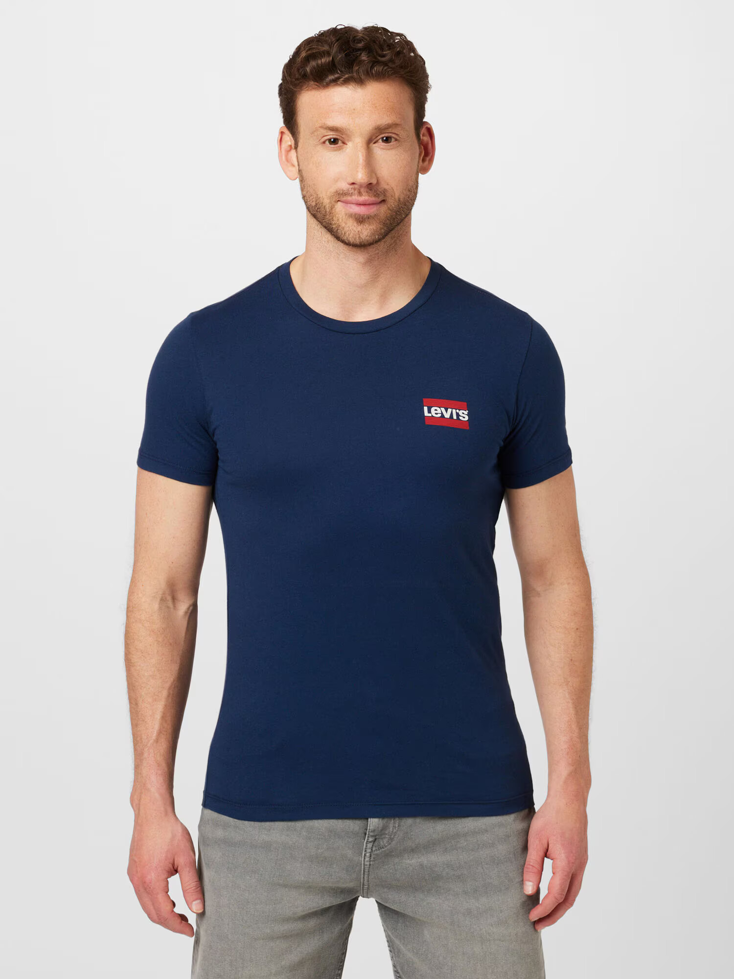 LEVI'S Majica temno modra / rdeča / črna / bela - Pepit.si