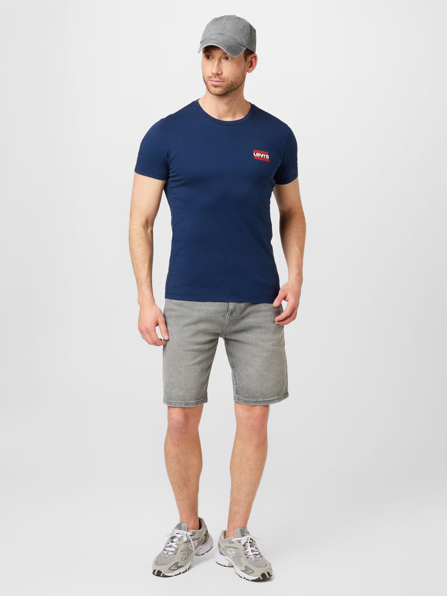 LEVI'S Majica temno modra / rdeča / črna / bela - Pepit.si