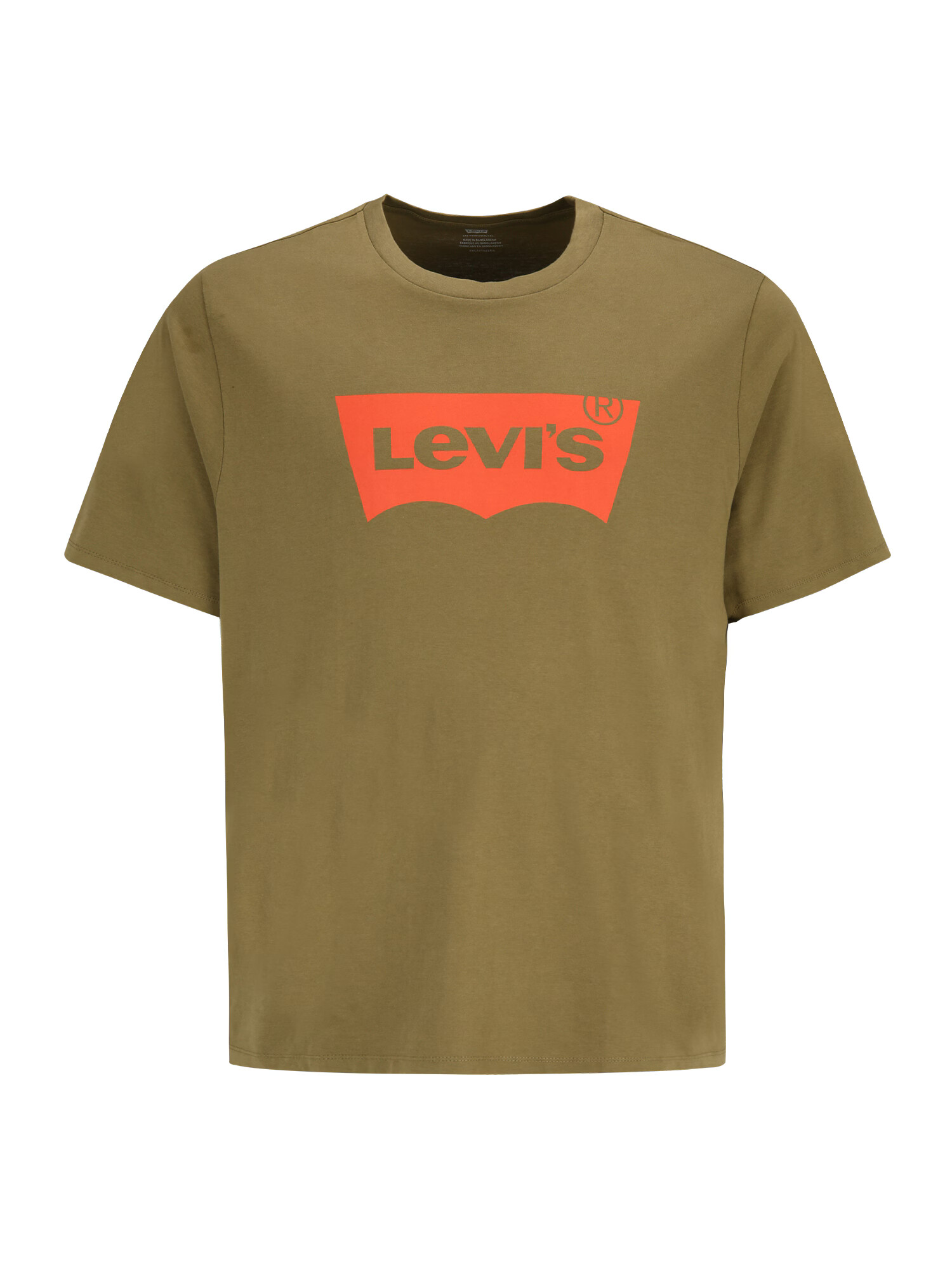 Levi's® Big & Tall Majica 'B&T BIG GRAPHIC TEE GREENS' oliva / temno oranžna - Pepit.si