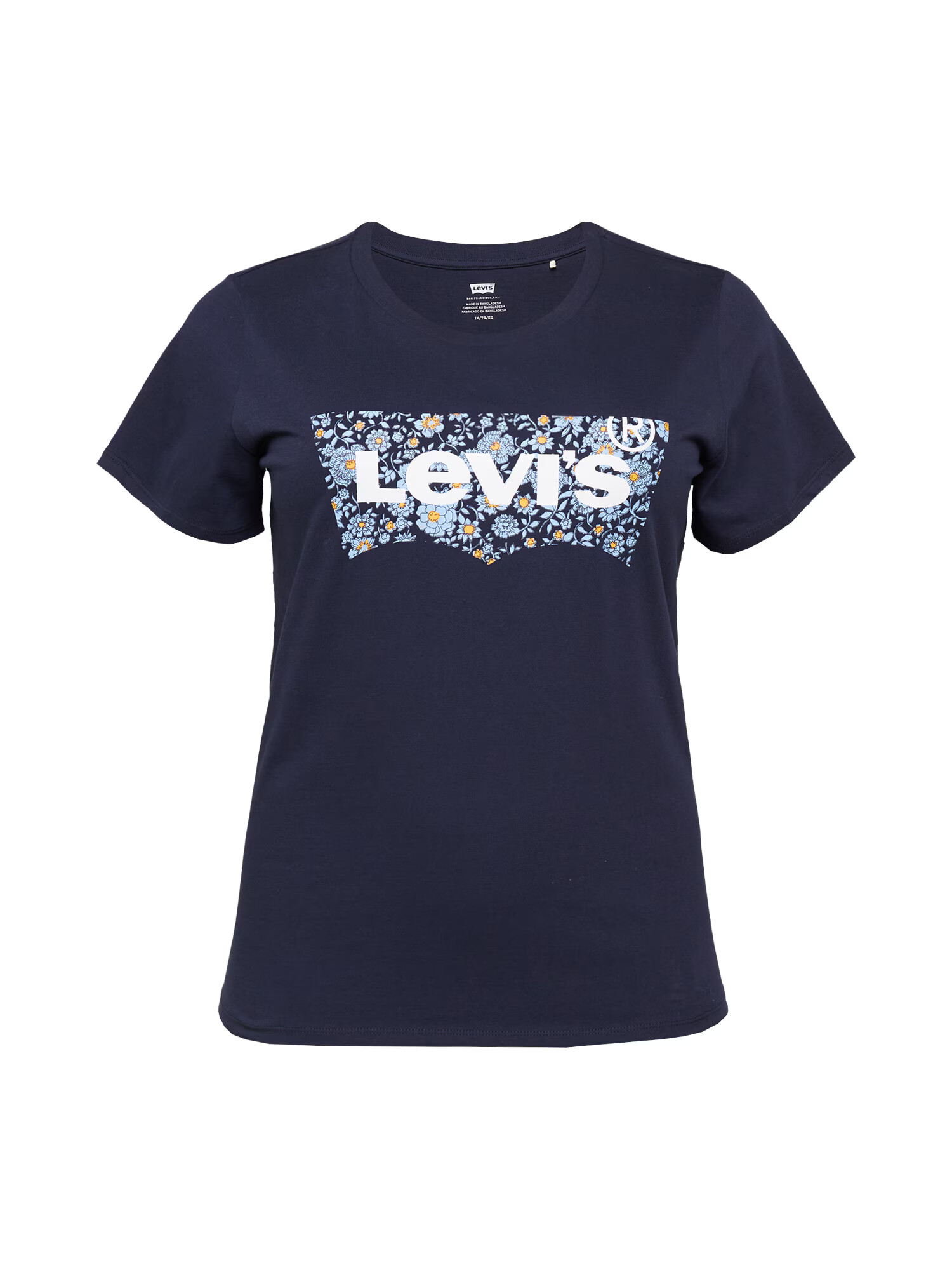 Levi's® Plus Majica nočno modra / svetlo modra / rumena / bela - Pepit.si