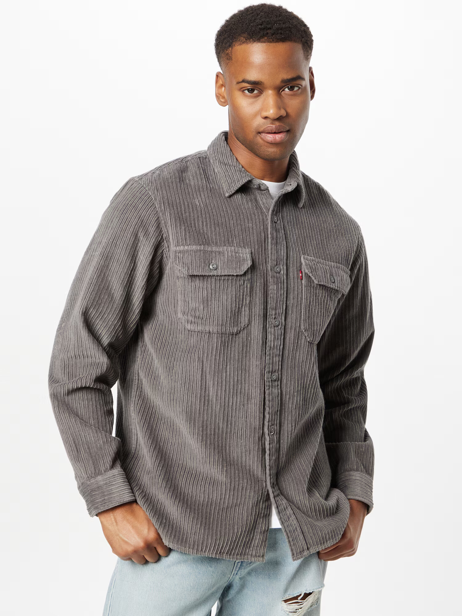 LEVI'S Srajca 'JACKSON WORKER GREYS' siva - Pepit.si