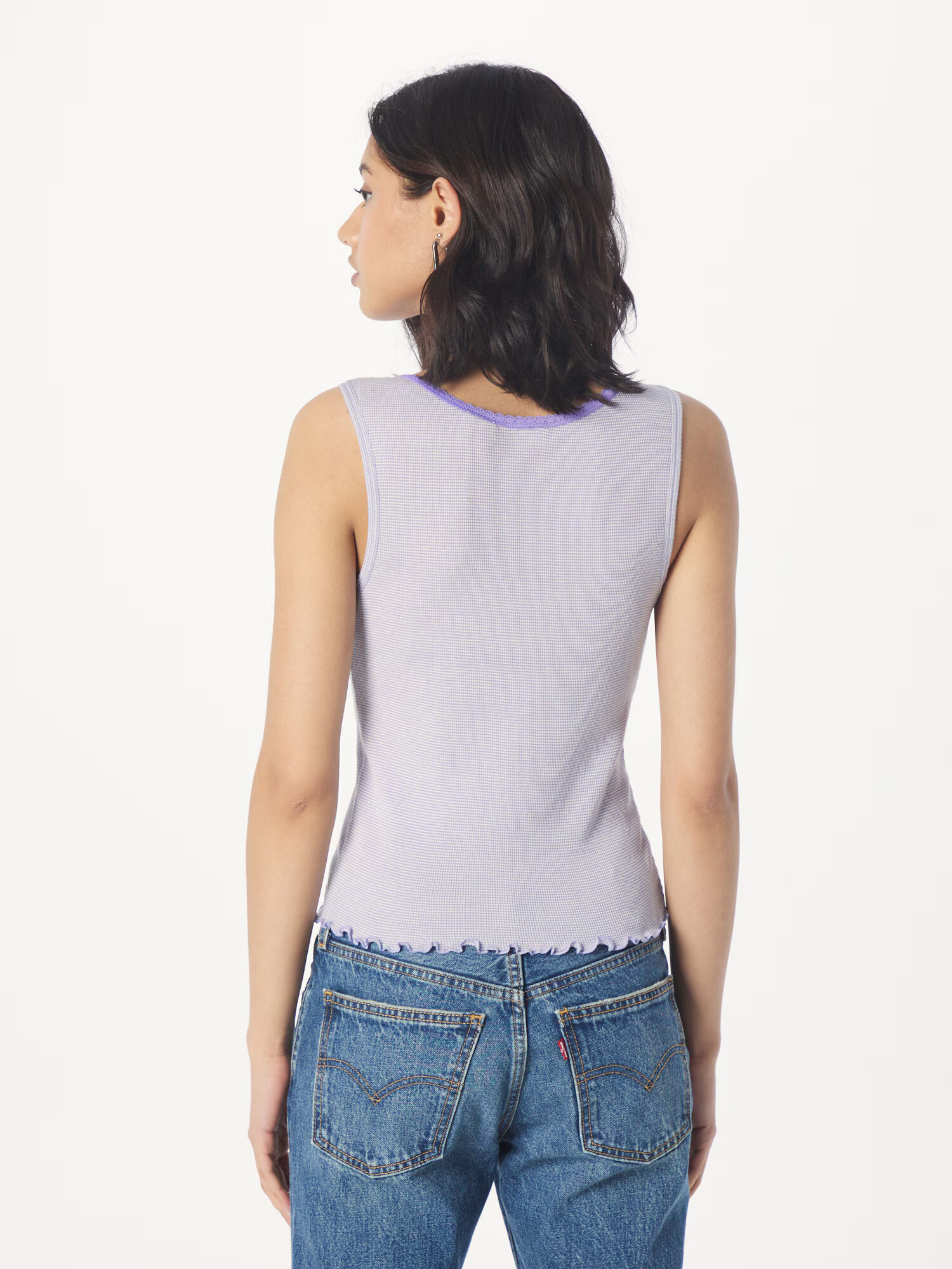 LEVI'S Top 'DRY GOODS' svetlo lila / bela - Pepit.si