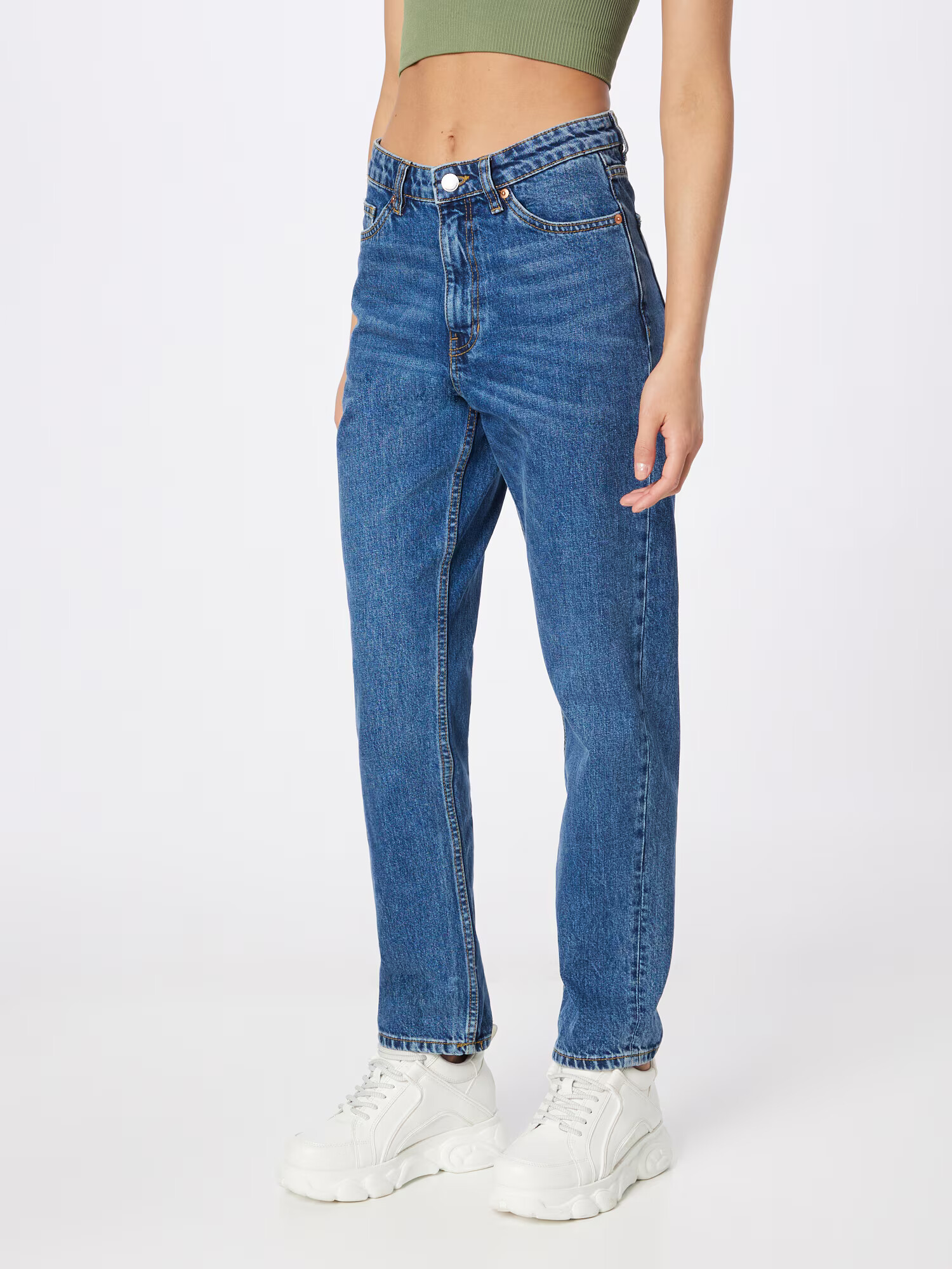 Lindex Kavbojke 'Betty' moder denim - Pepit.si