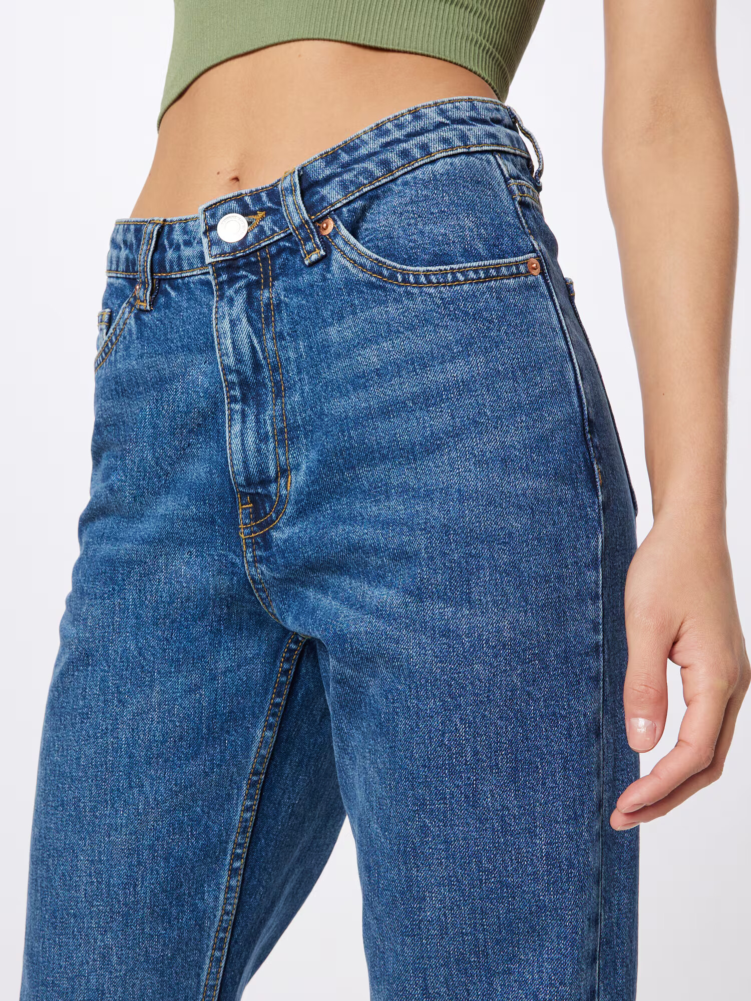 Lindex Kavbojke 'Betty' moder denim - Pepit.si