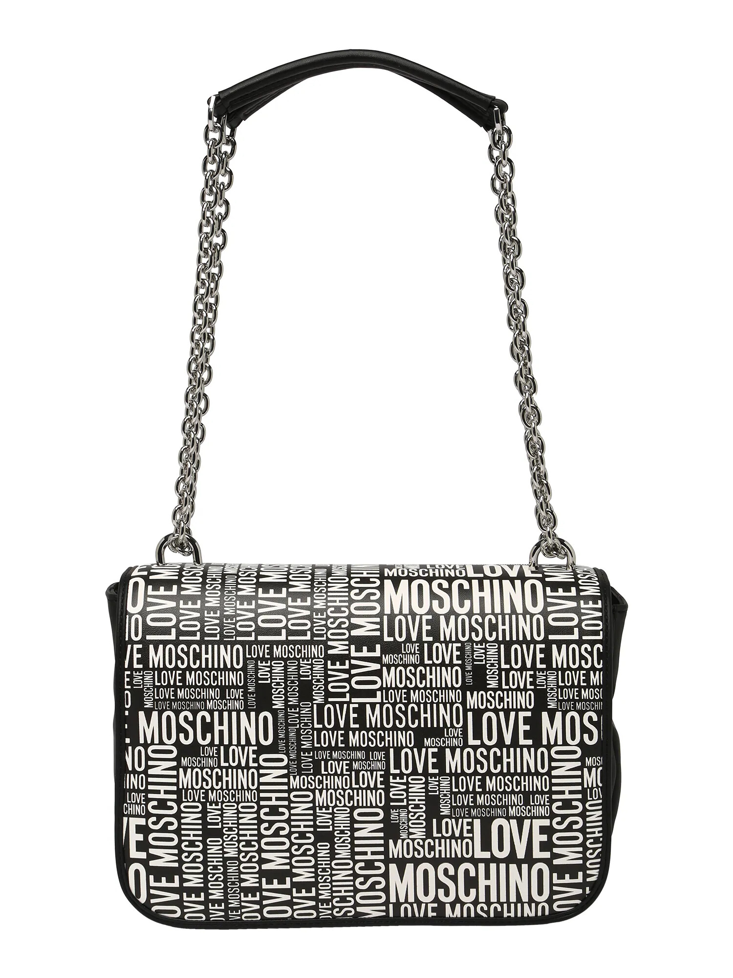 Love Moschino Handtasche črna / bela - Pepit.si