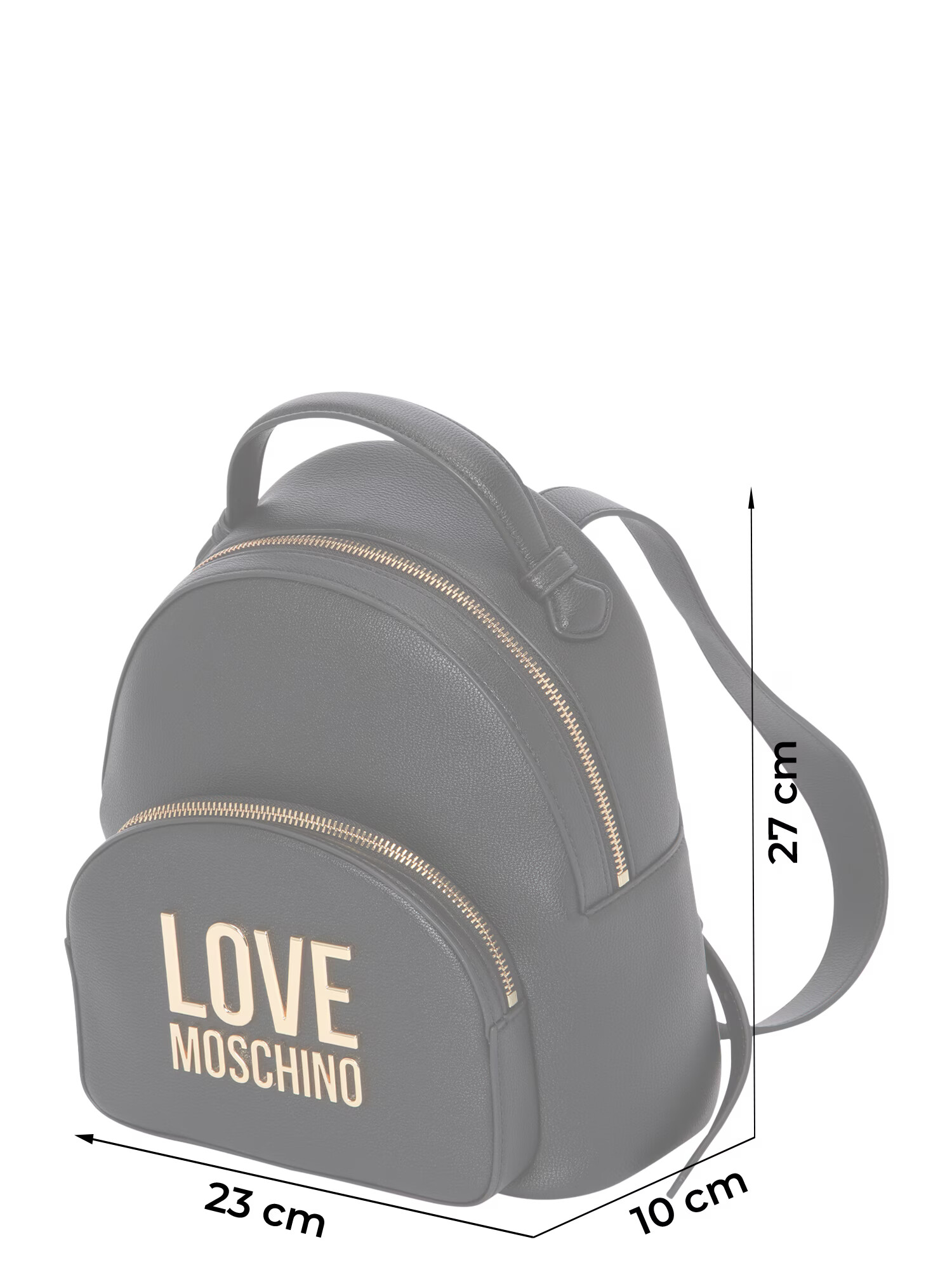 Love Moschino Nahrbtnik zlata / črna - Pepit.si