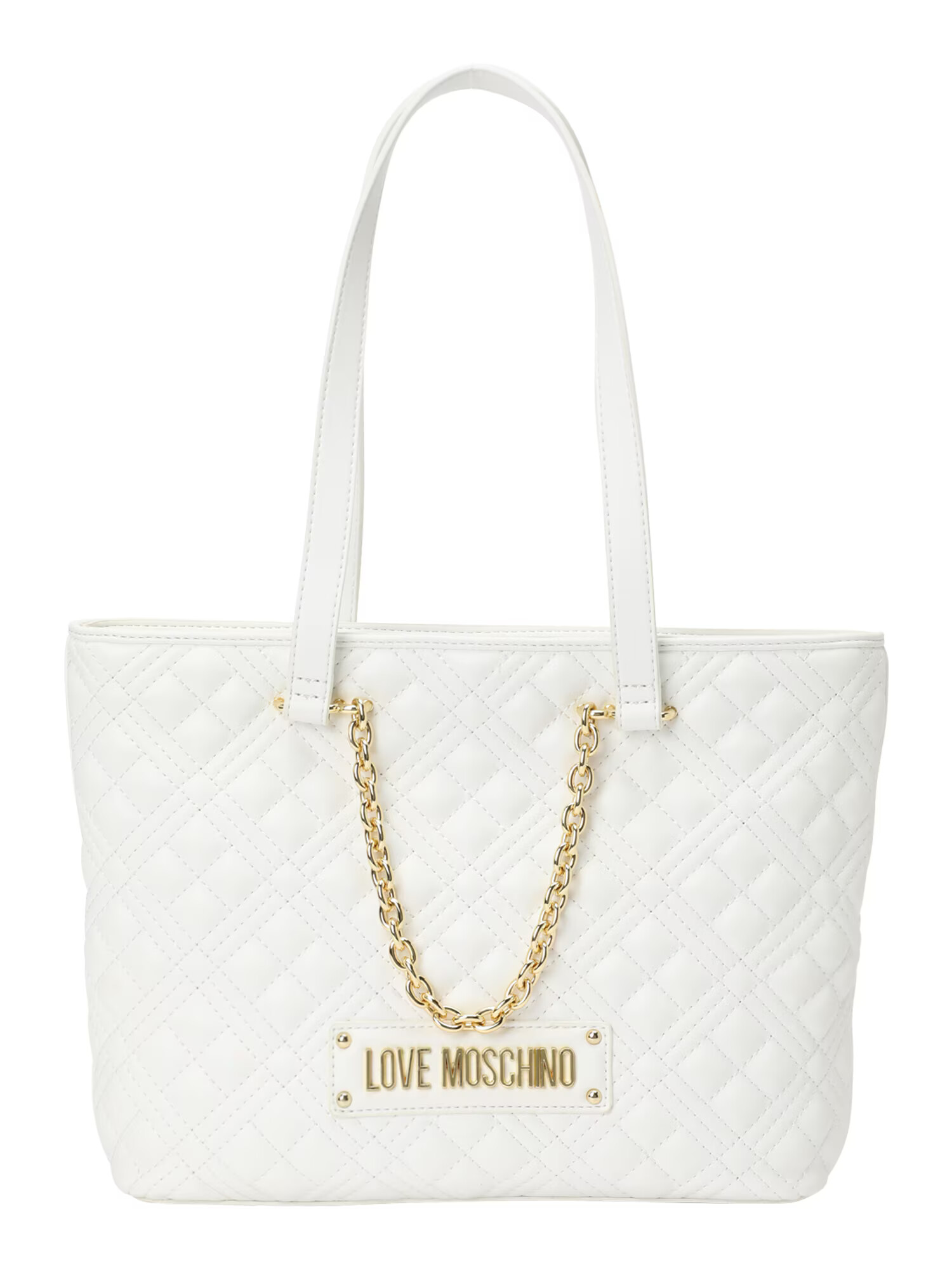 Love Moschino Nakupovalna torba zlata / off-bela - Pepit.si