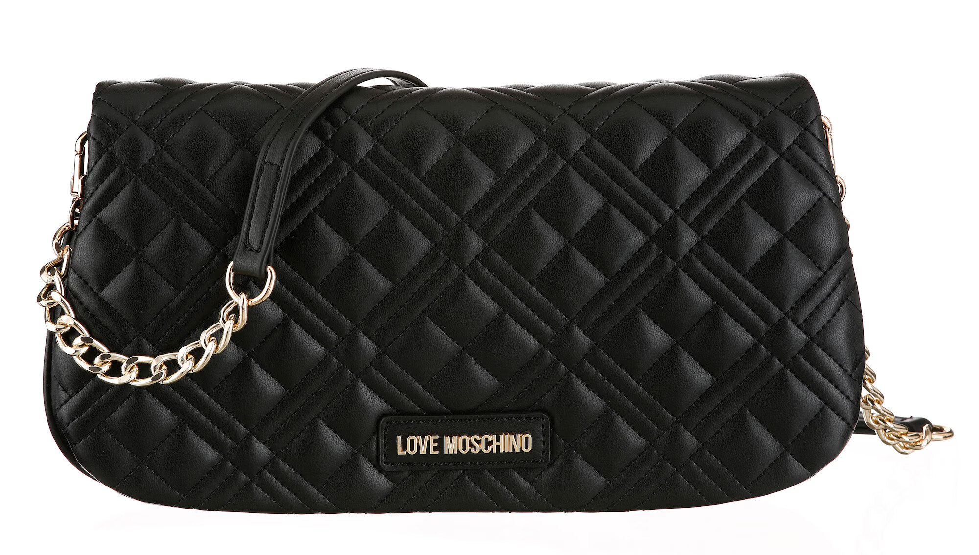 Love Moschino Clutch črna / zlata - Pepit.si