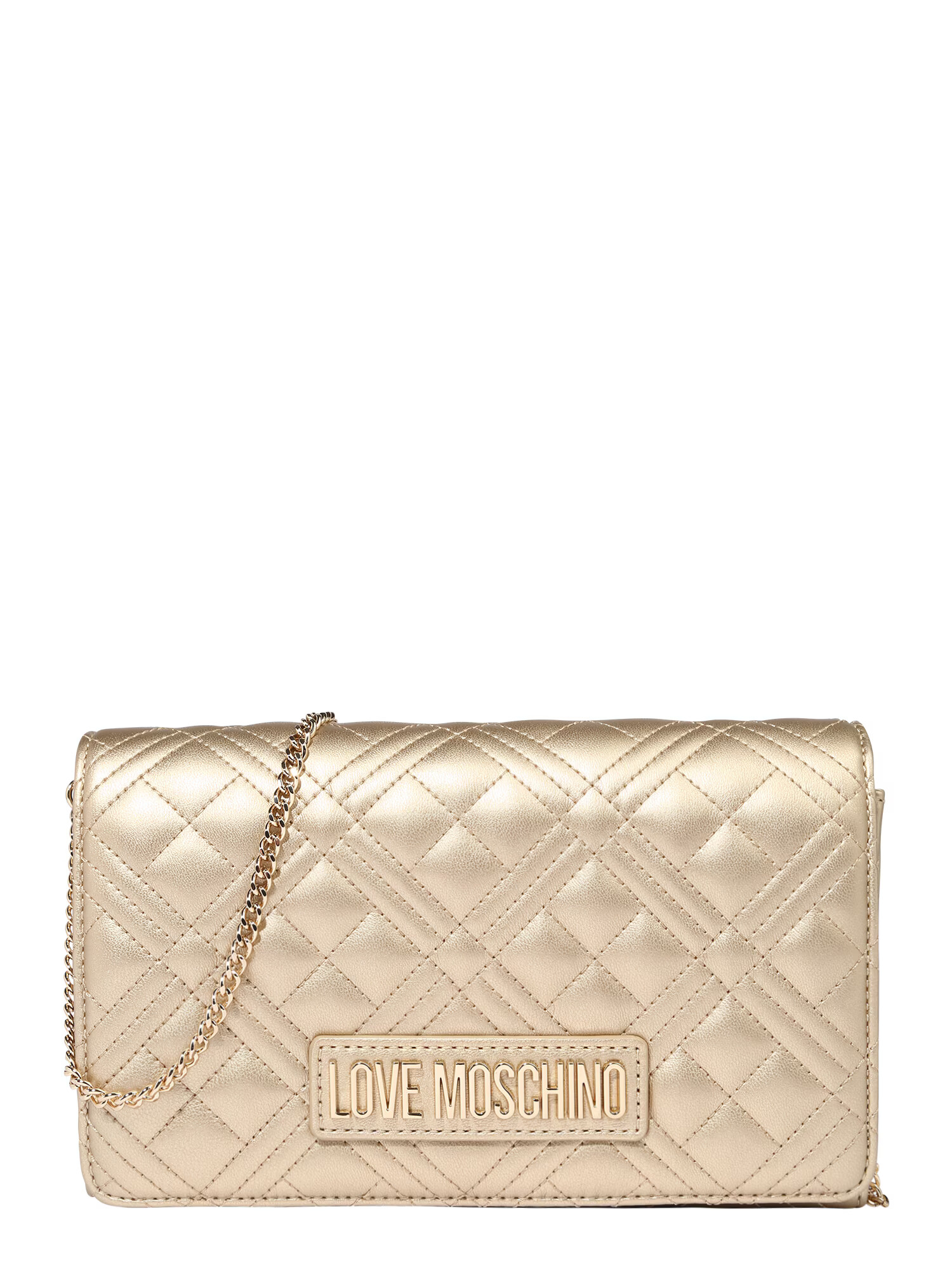 Love Moschino Pisemska torbica 'Quilted' zlata - Pepit.si