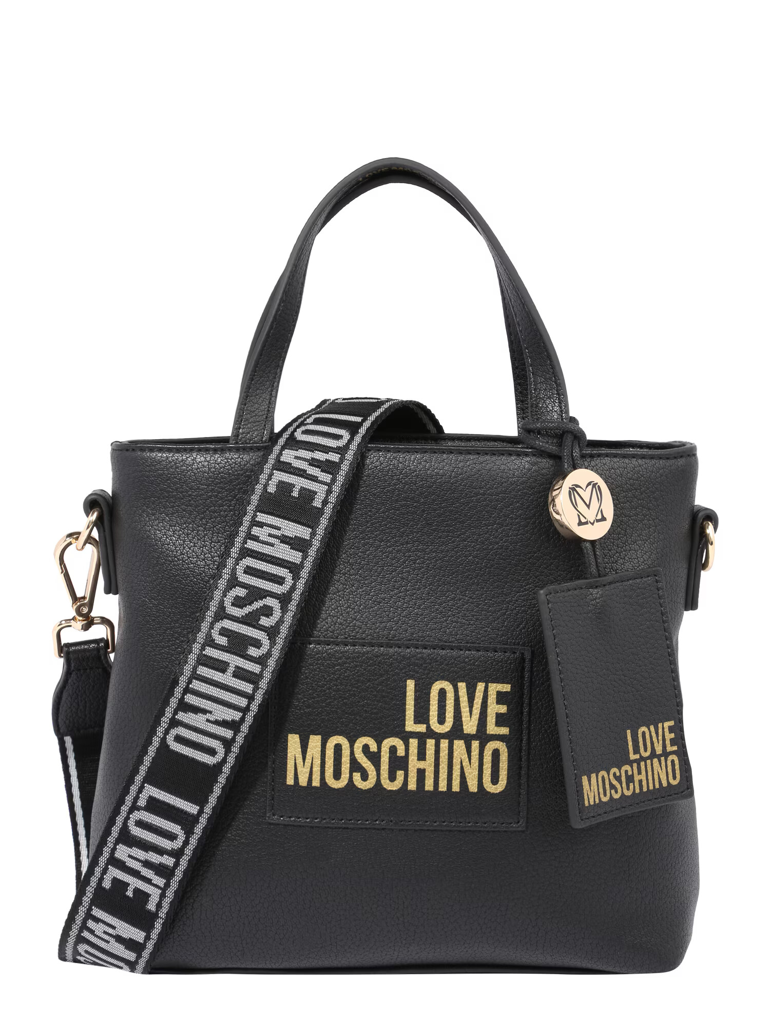 Love Moschino Ročna torbica črna / zlata - Pepit.si