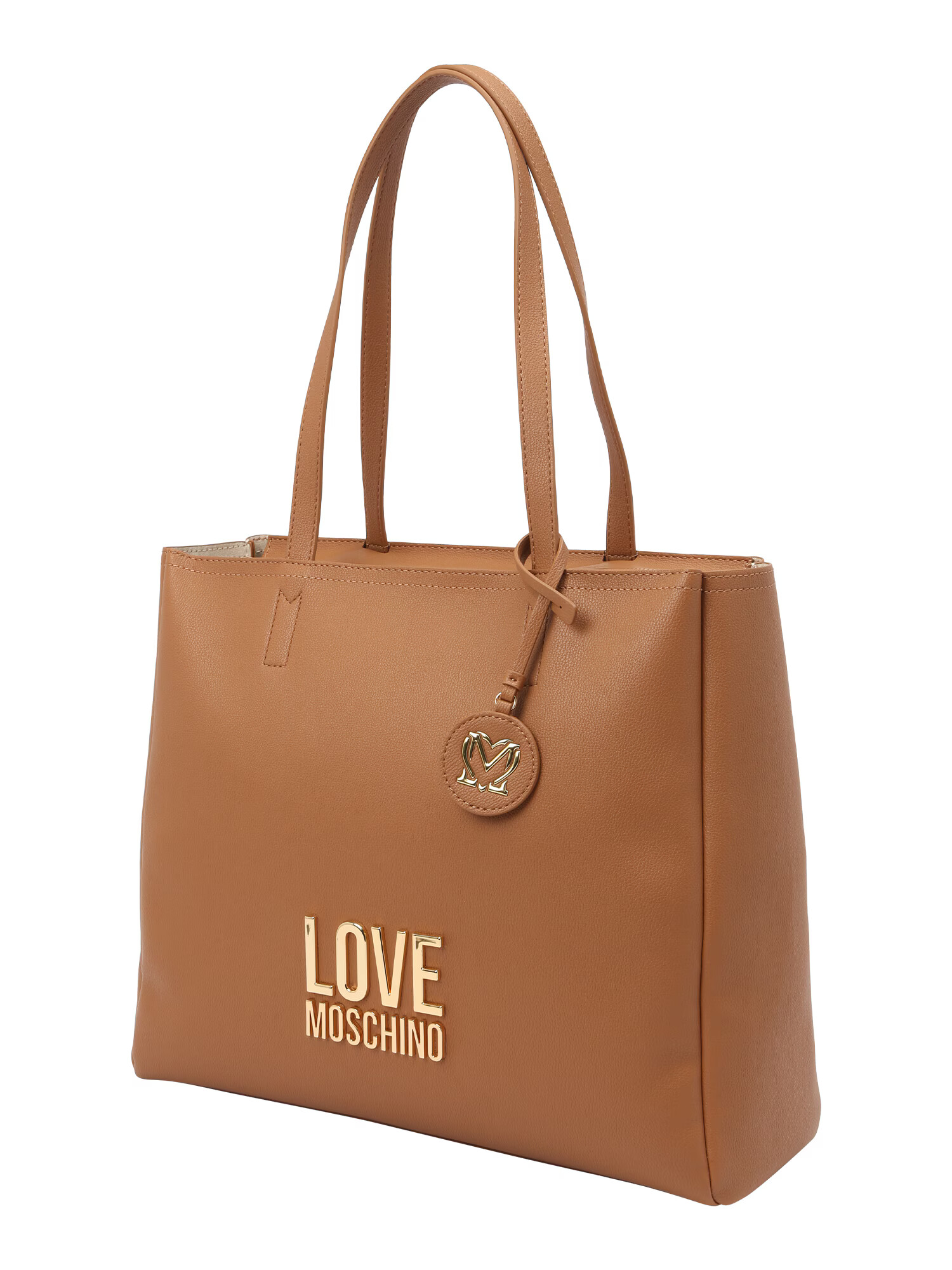 Love Moschino Nakupovalna torba kamela / zlata - Pepit.si