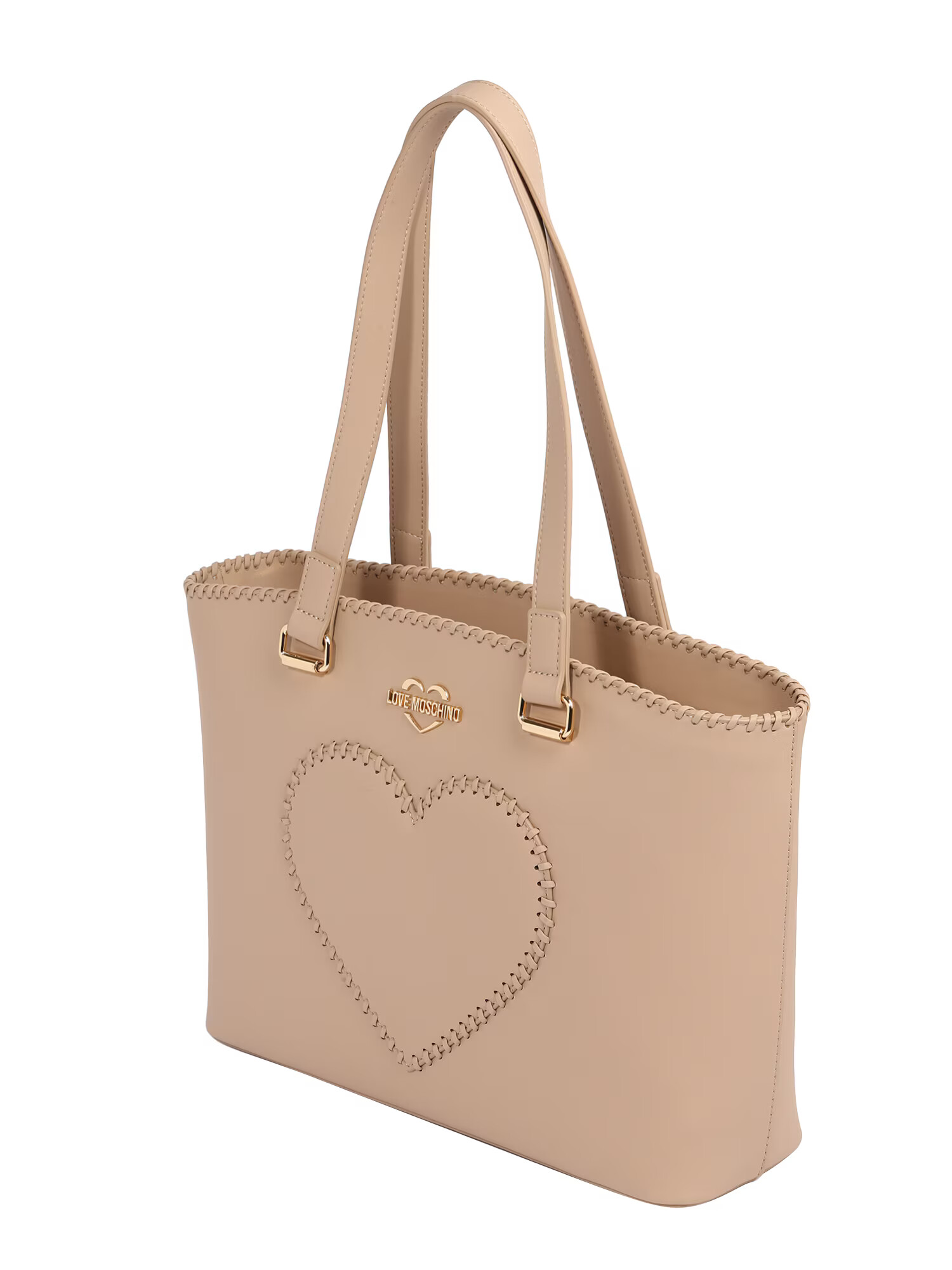 Love Moschino Ročna torbica nude - Pepit.si