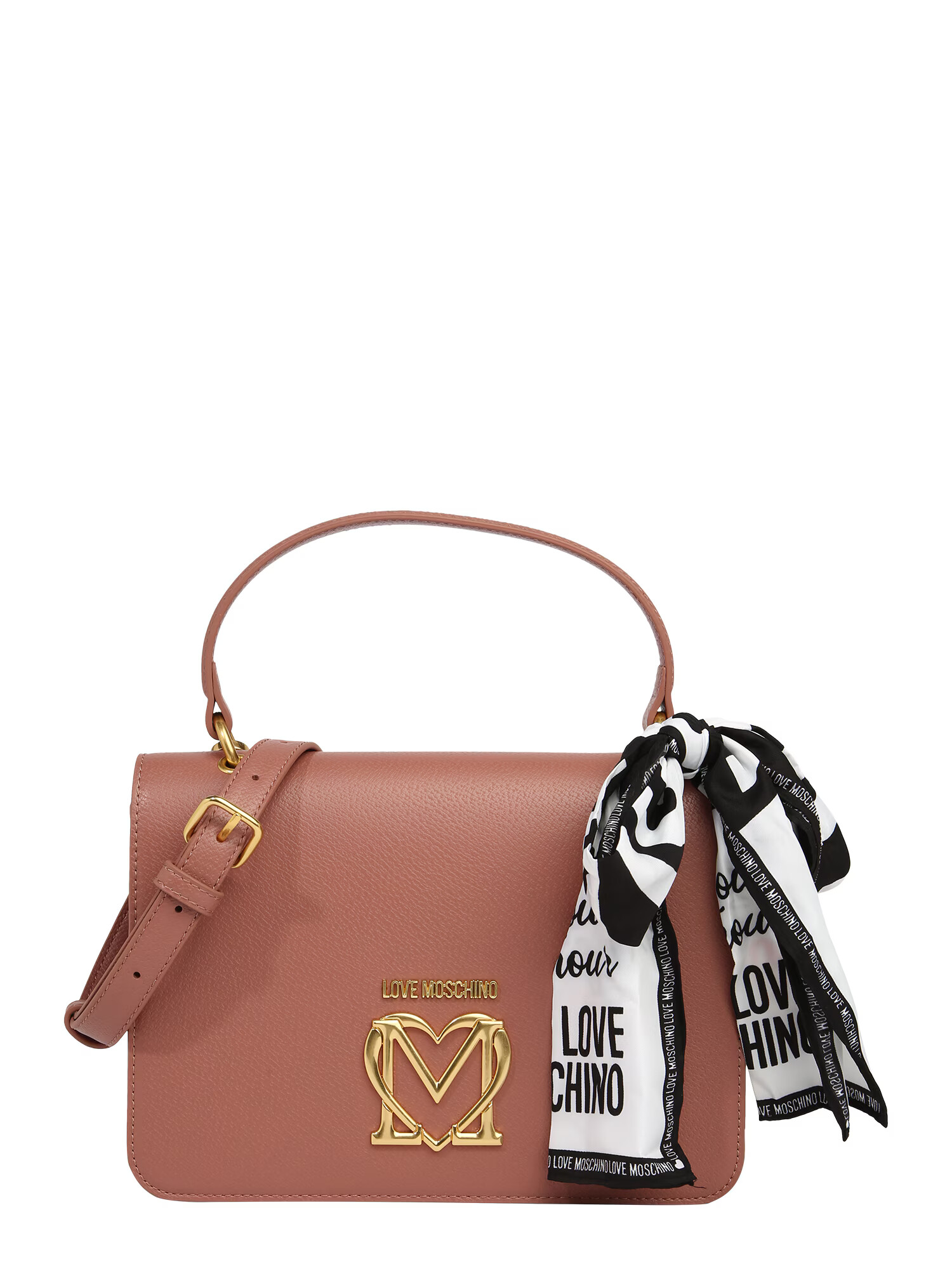 Love Moschino Ročna torbica rosé - Pepit.si