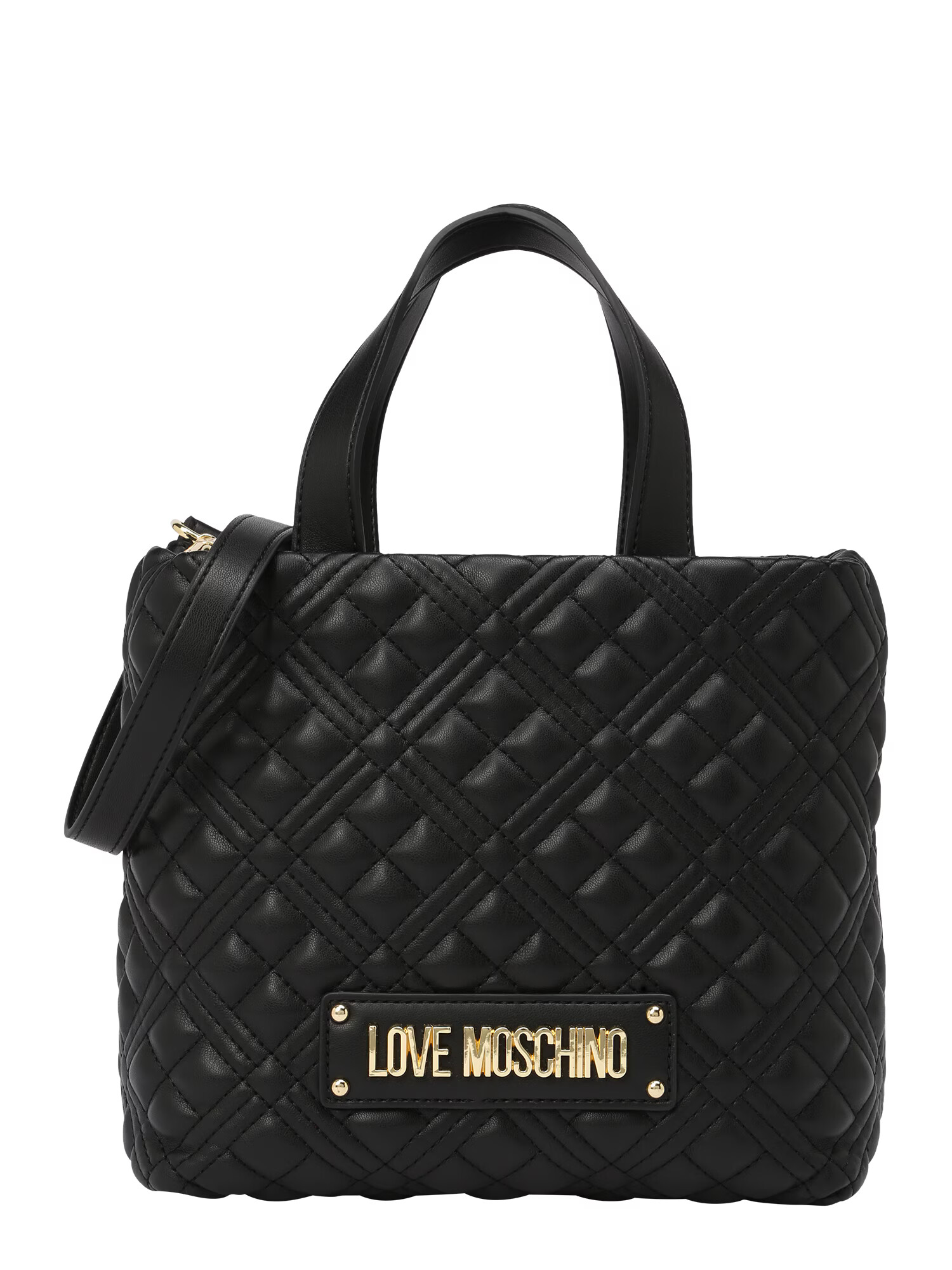 Love Moschino Ročna torbica zlata / črna - Pepit.si