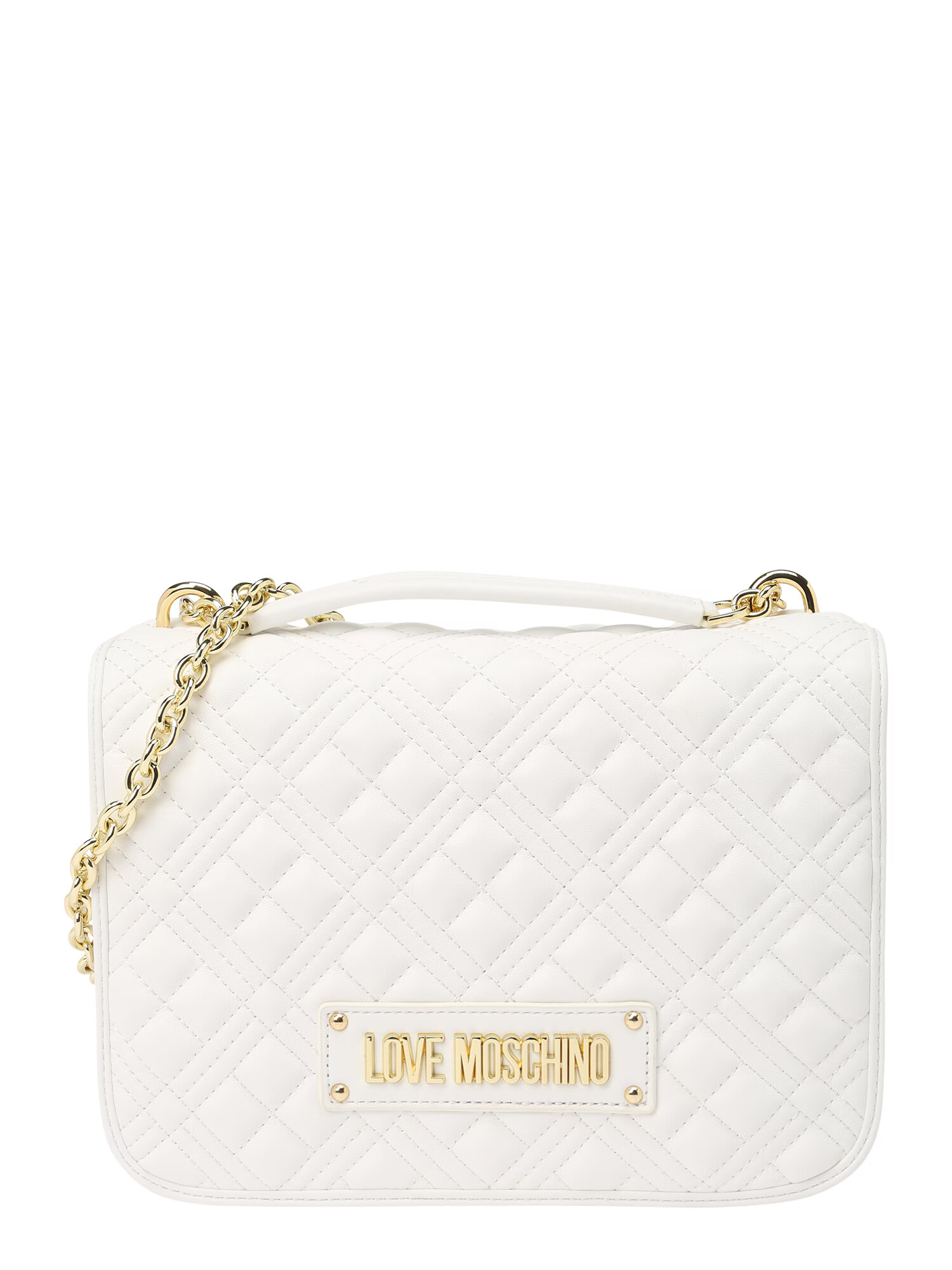 Love Moschino Torba za čez ramo bela - Pepit.si