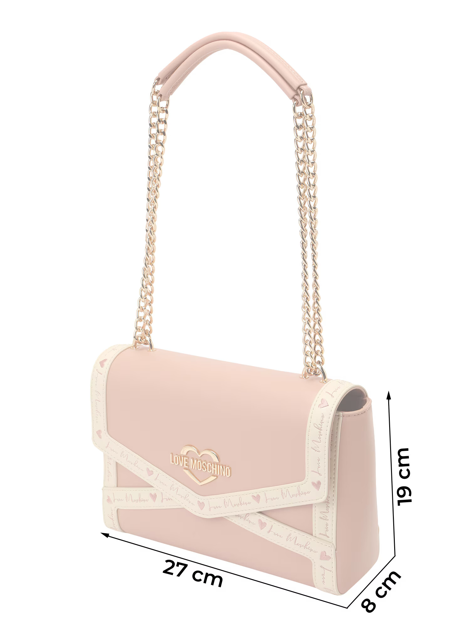 Love Moschino Torba za čez ramo bež / nude - Pepit.si