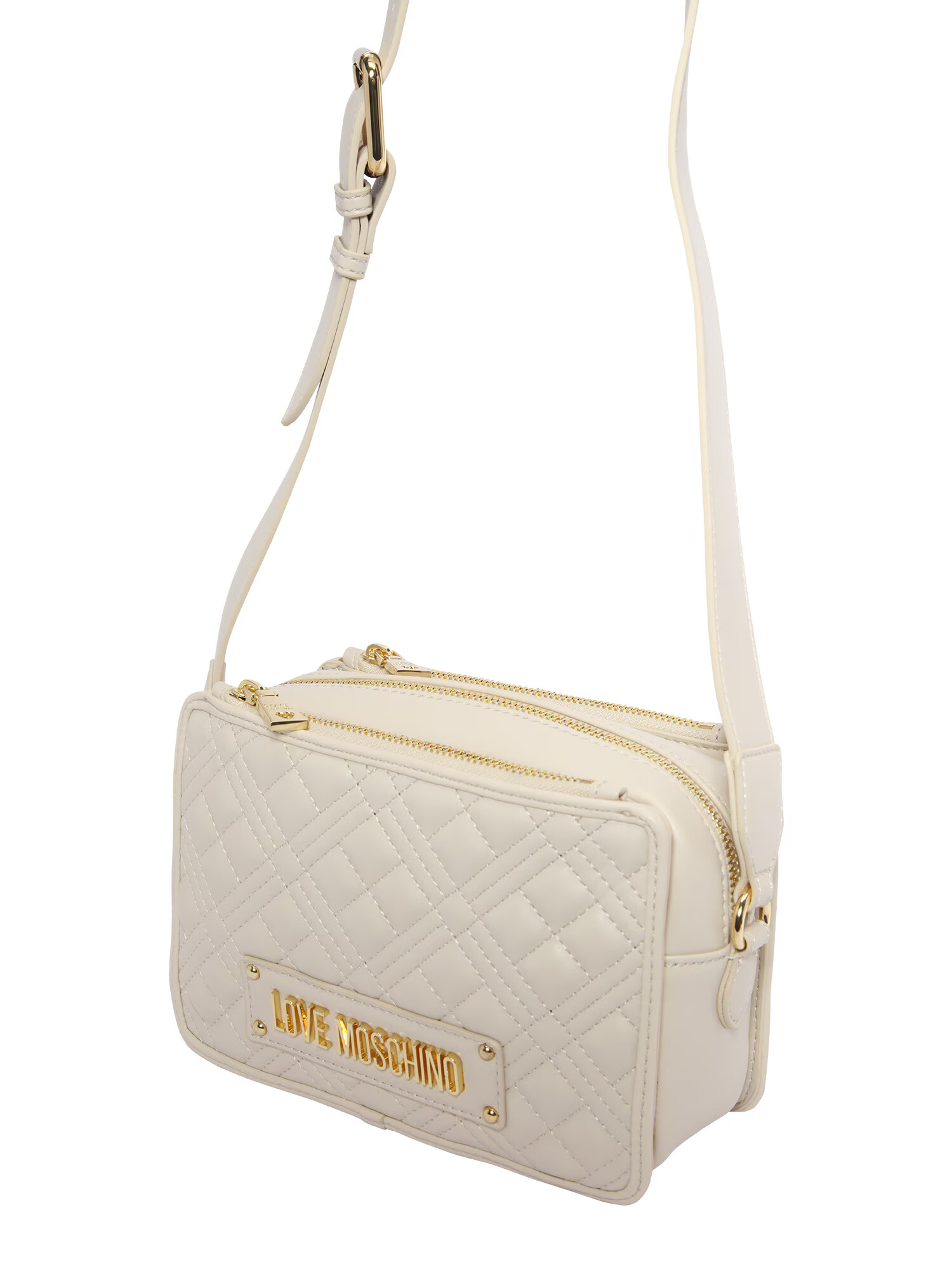 Love Moschino Torba za čez ramo 'BORSA' kremna / zlata - Pepit.si