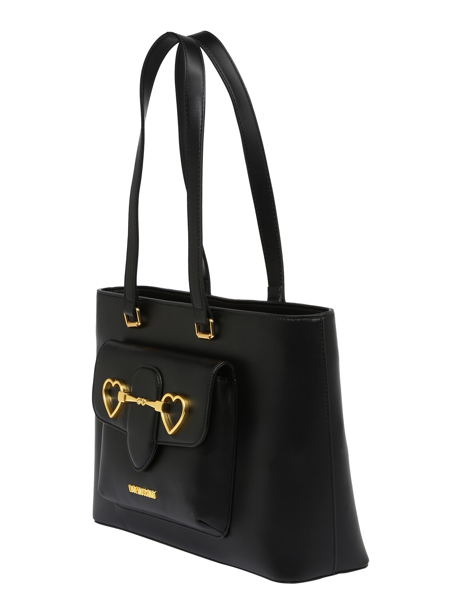 Love Moschino Torba za čez ramo 'Borsa Pu Nero' črna / zlata - Pepit.si