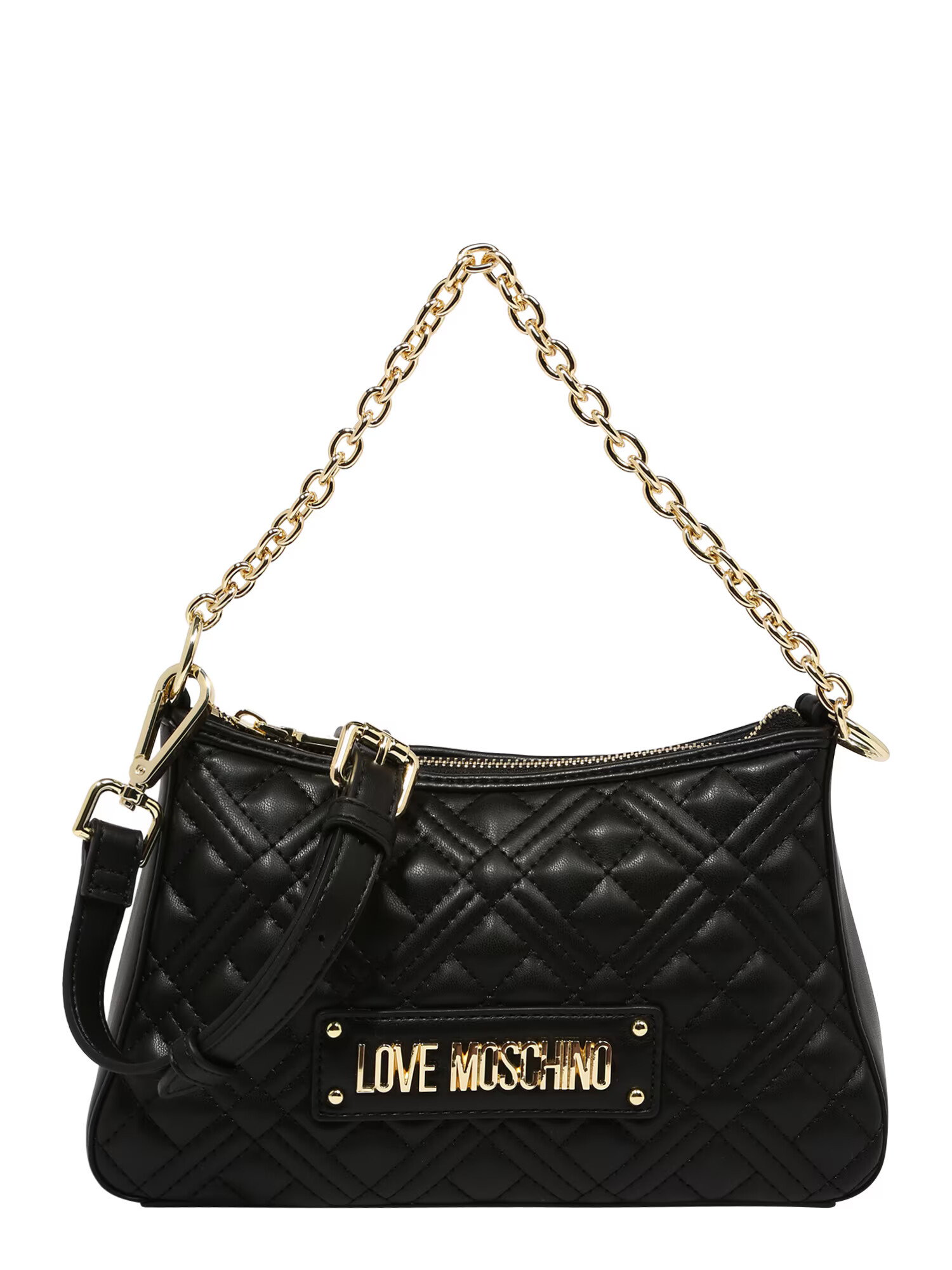 Love Moschino Torba za čez ramo črna - Pepit.si