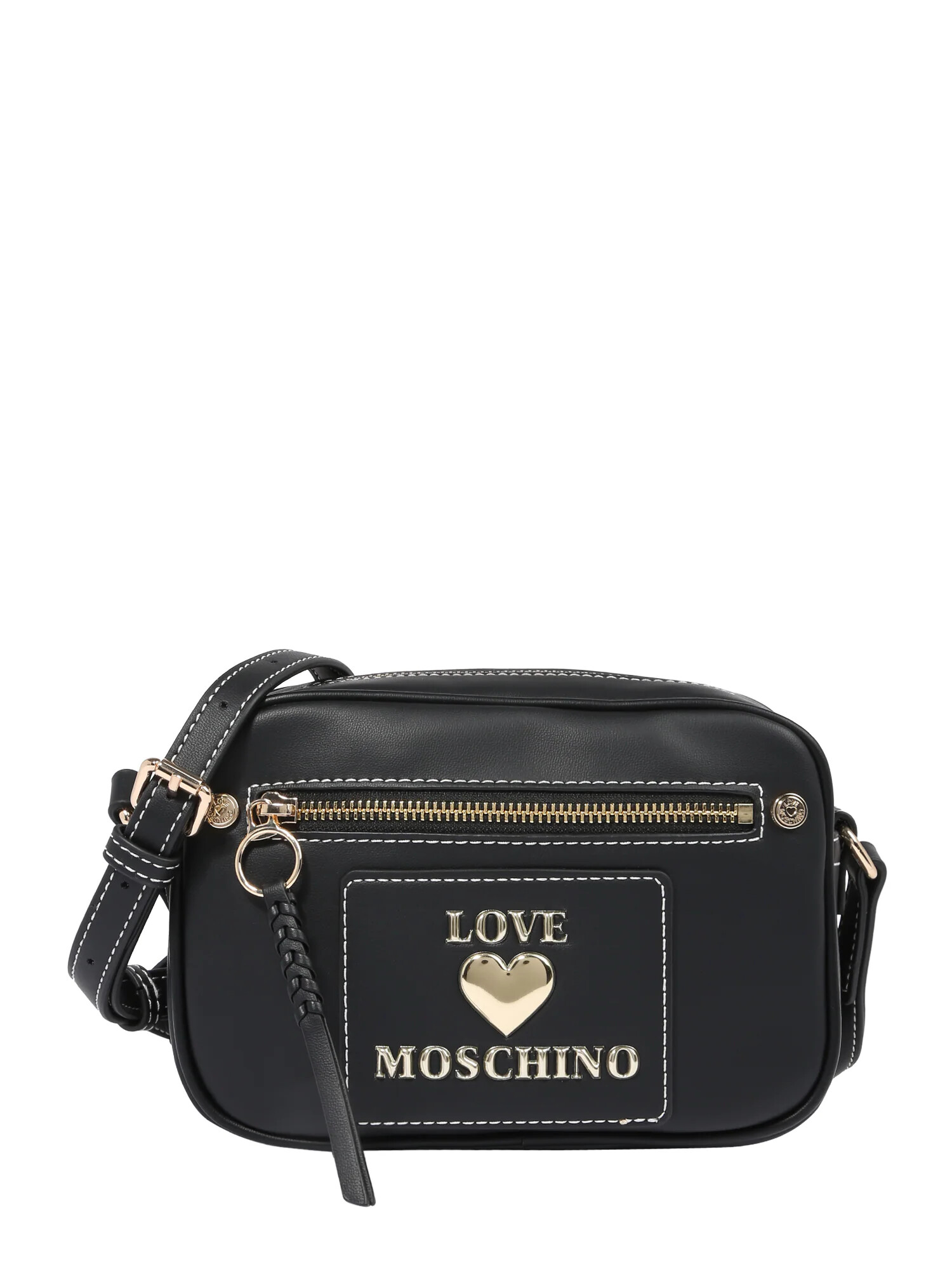 Love Moschino Torba za čez ramo črna / zlata - Pepit.si