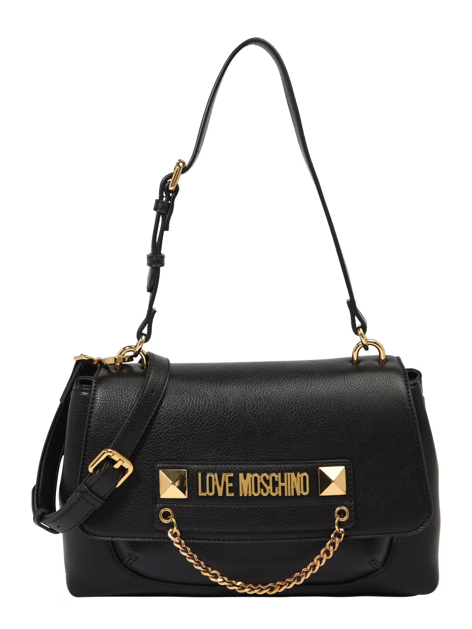 Love Moschino Torba za čez ramo črna / zlata - Pepit.si