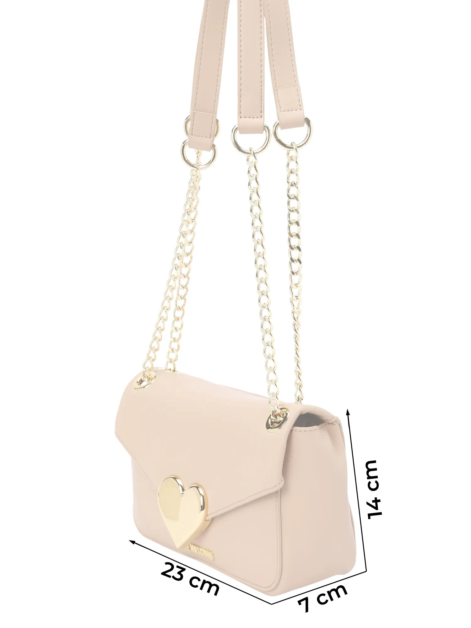 Love Moschino Torba za čez ramo 'GRACIOUS' nude / zlata - Pepit.si