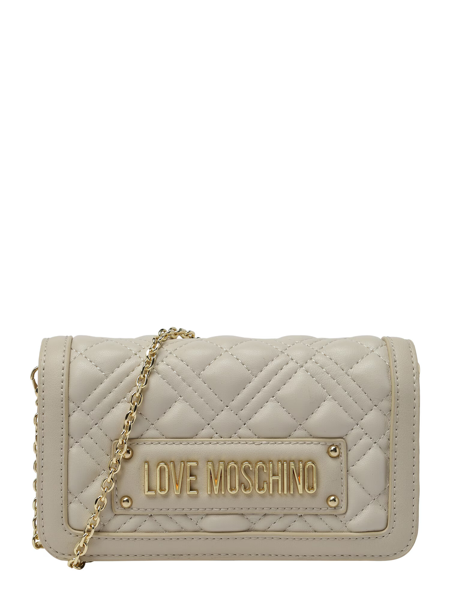 Love Moschino Torba za čez ramo kremna - Pepit.si