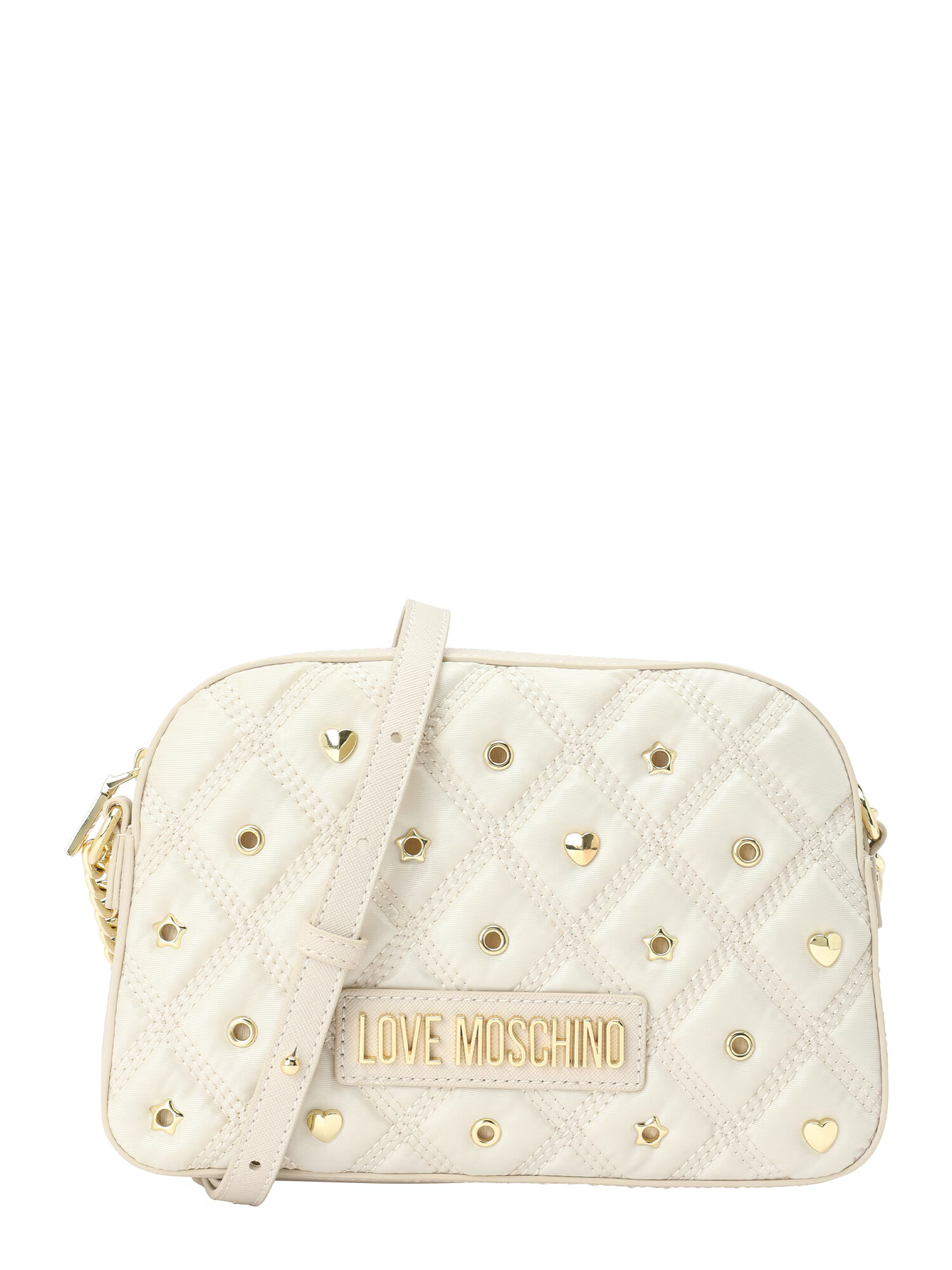 Love Moschino Torba za čez ramo kremna / zlata - Pepit.si