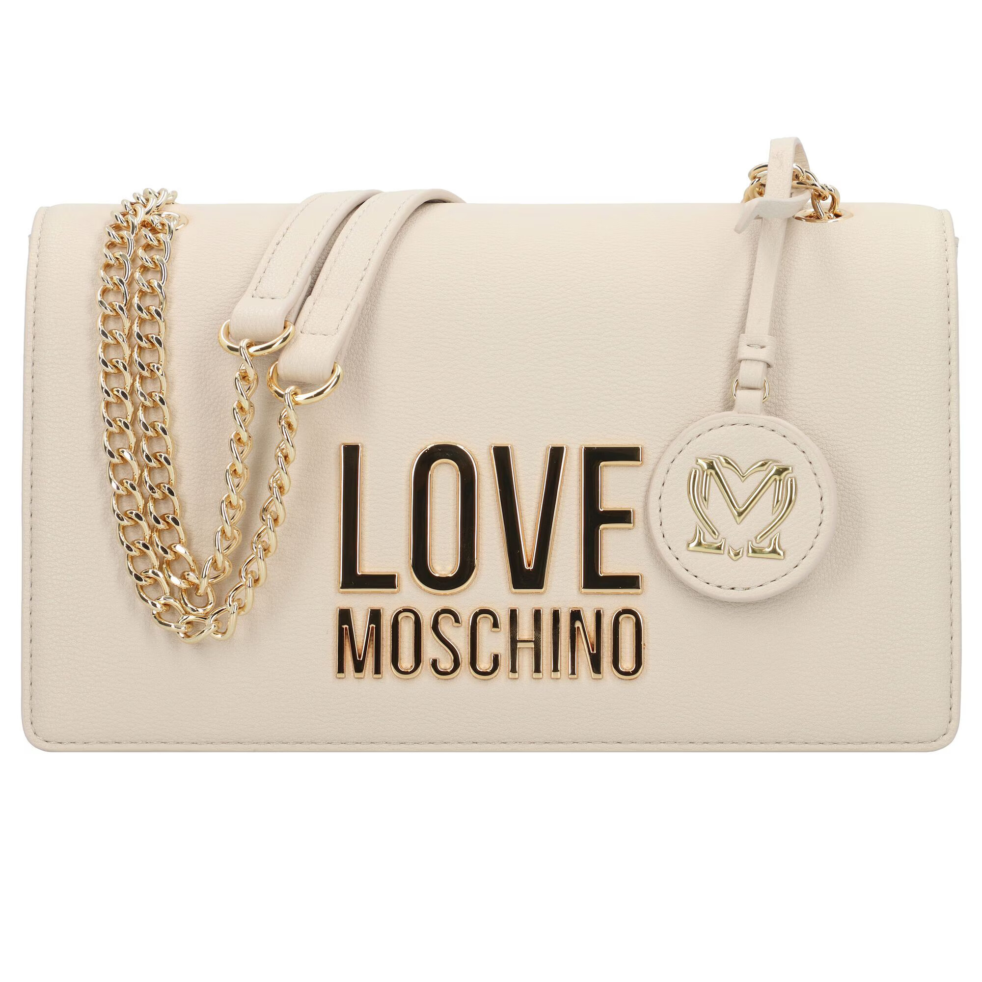 Love Moschino Torba za čez ramo kremna / zlata - Pepit.si