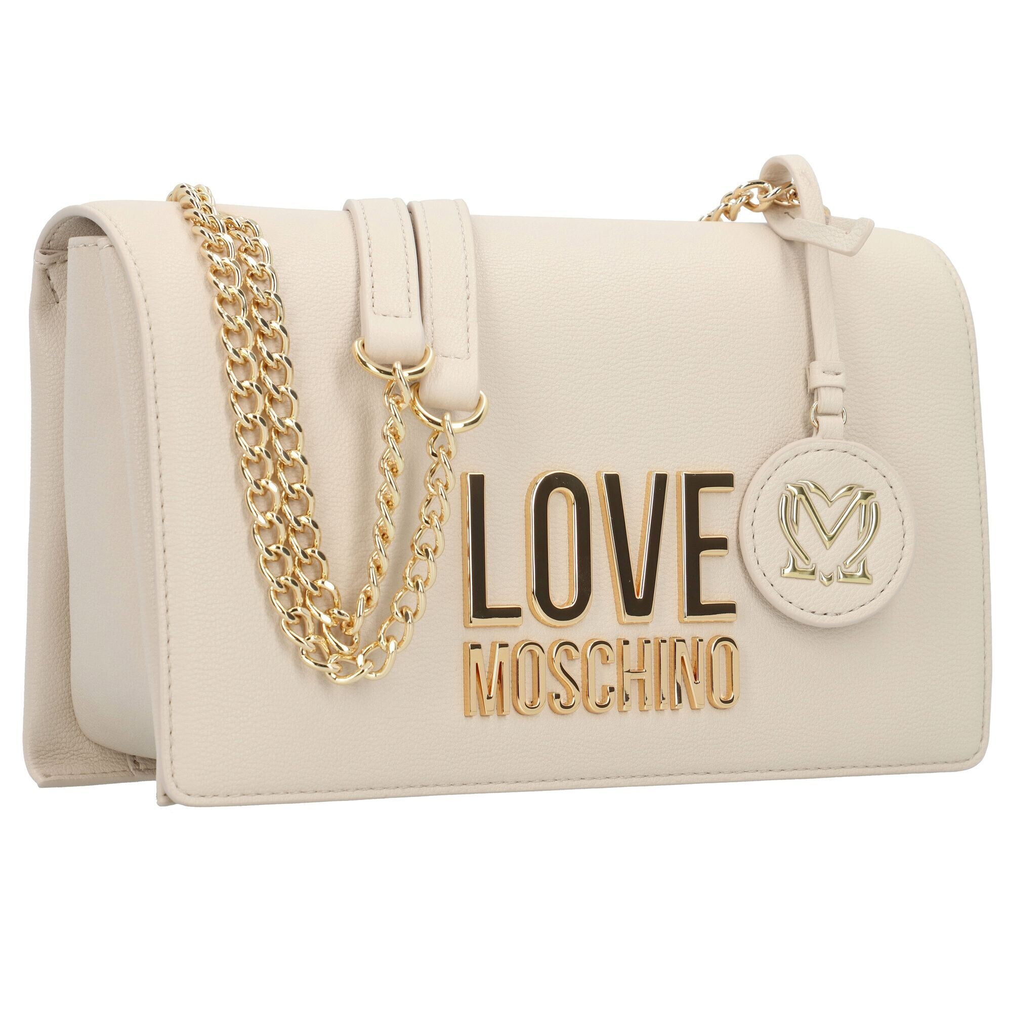 Love Moschino Torba za čez ramo kremna / zlata - Pepit.si