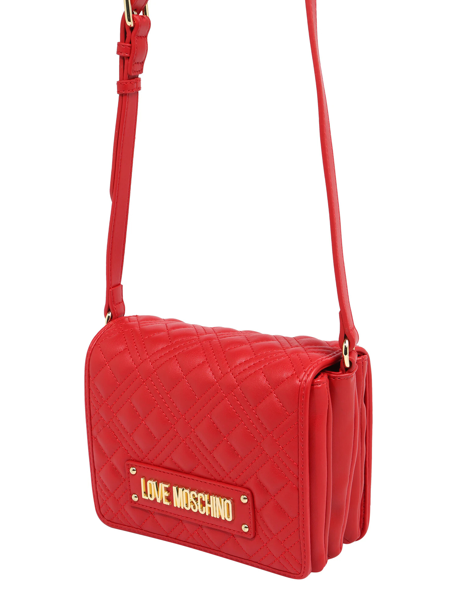 Love Moschino Torba za čez ramo malina / zlata - Pepit.si