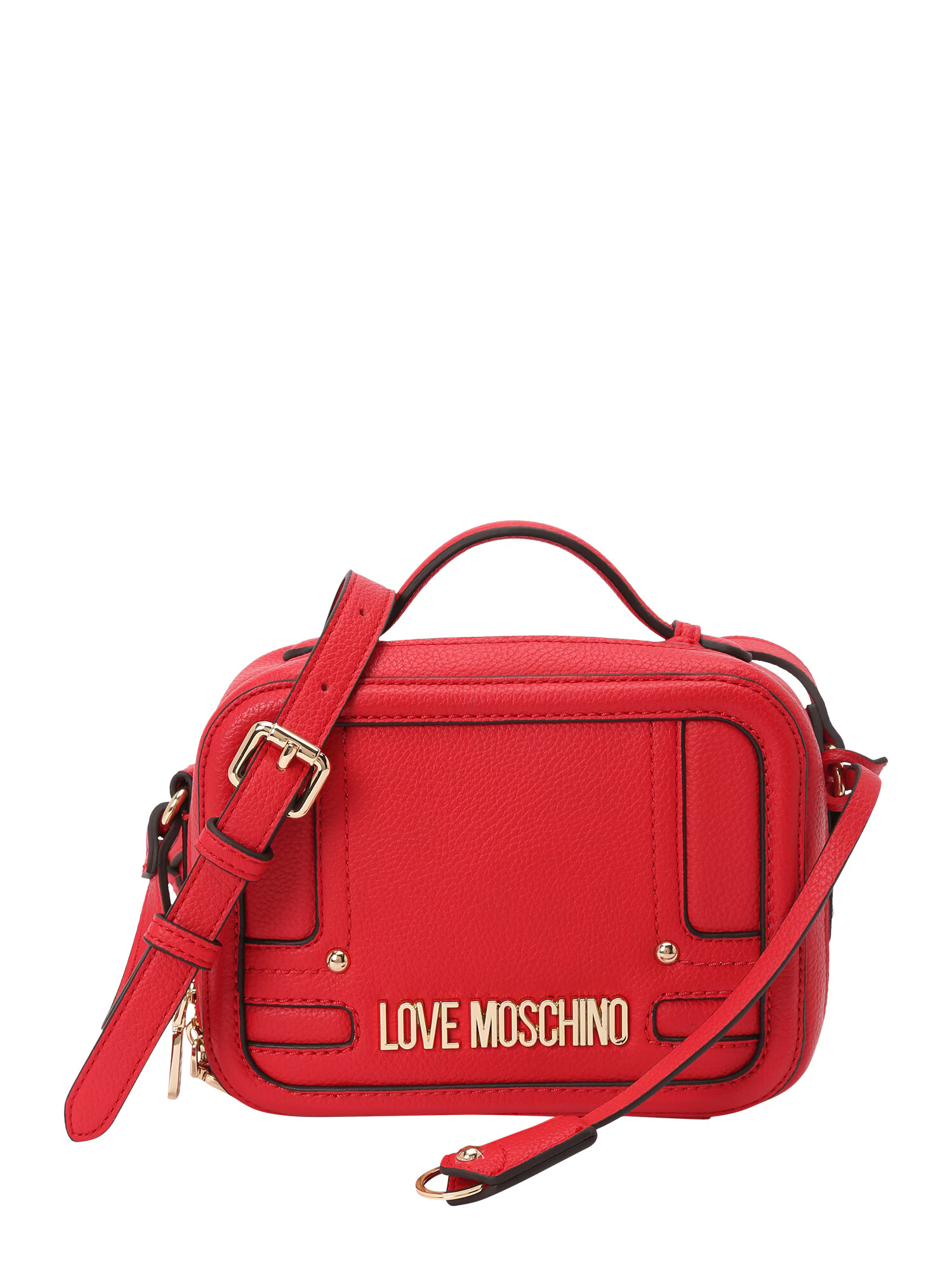 Love Moschino Torba za čez ramo 'NERO' rdeča - Pepit.si