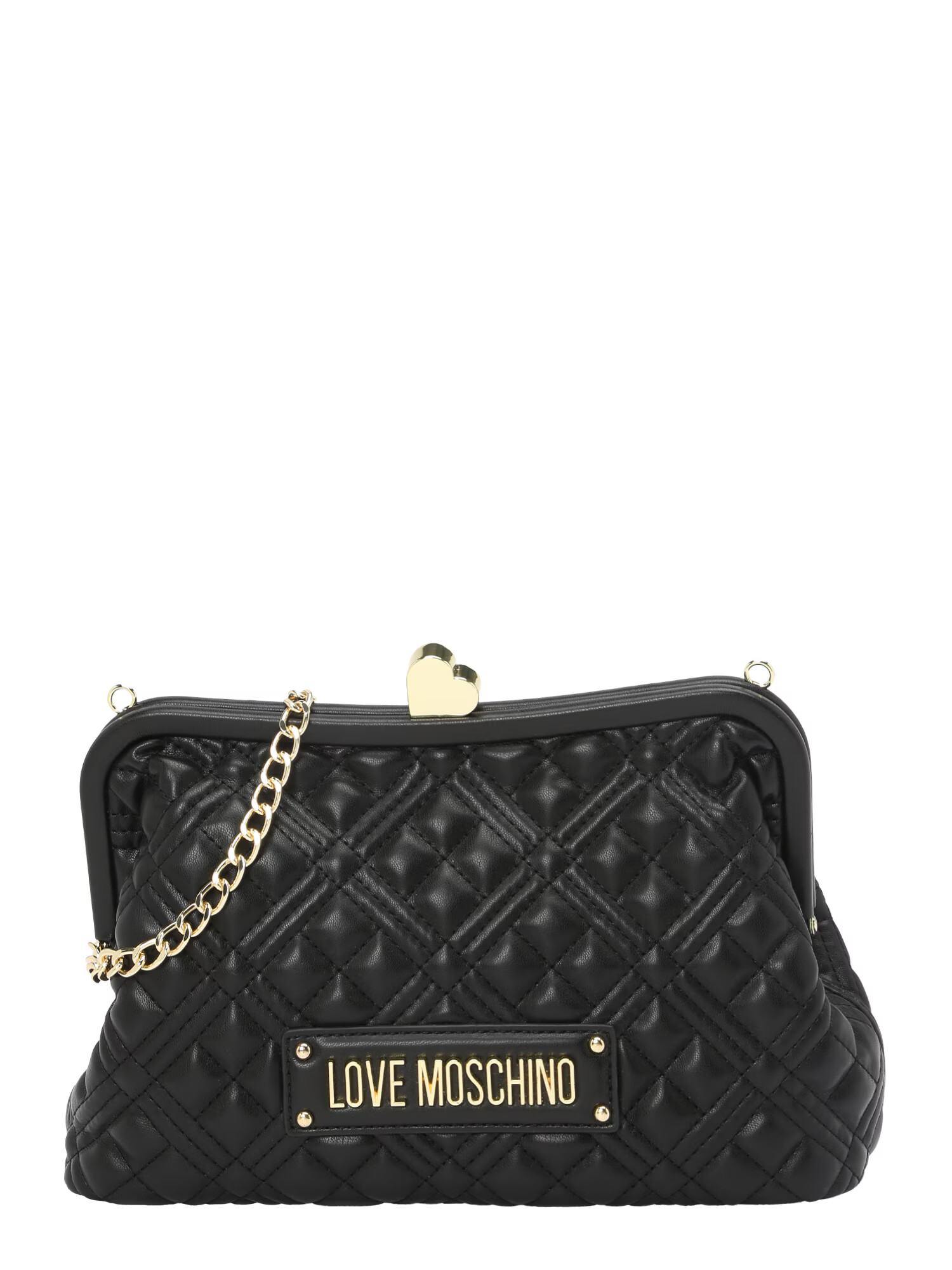 Love Moschino Torba za čez ramo 'QUILTED' zlata / črna - Pepit.si