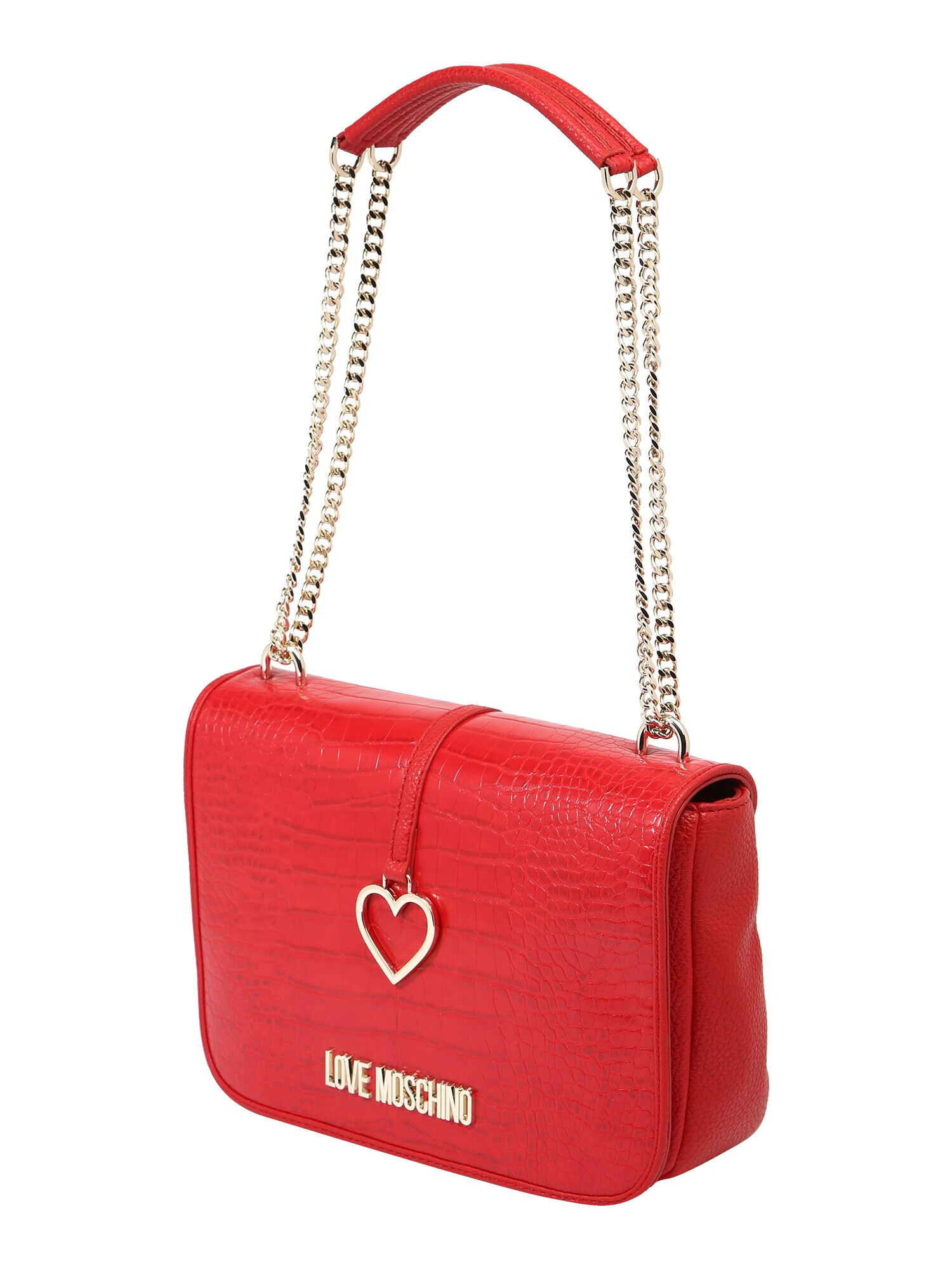 Love Moschino Torba za čez ramo rdeča - Pepit.si