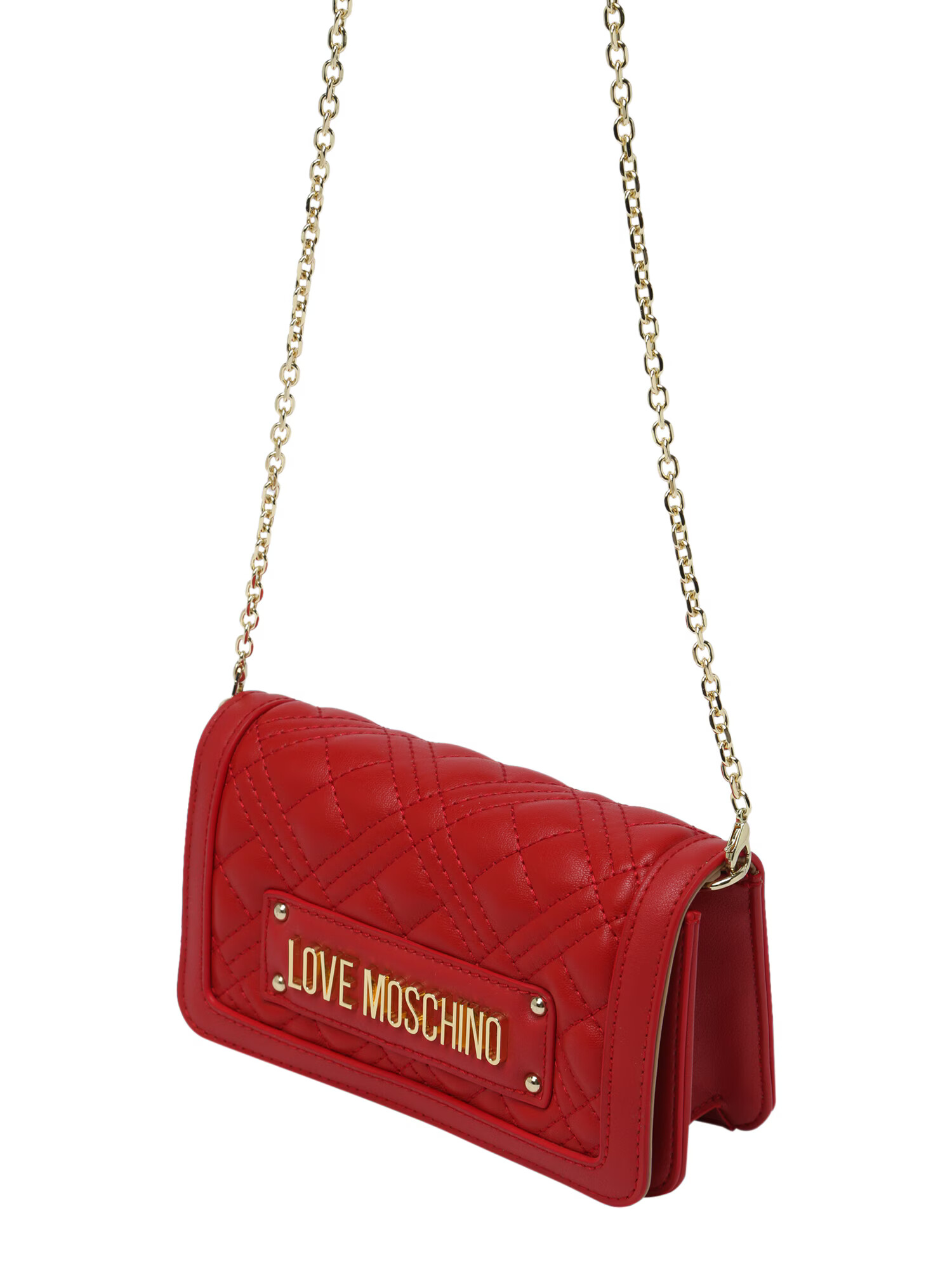 Love Moschino Torba za čez ramo rdeča - Pepit.si