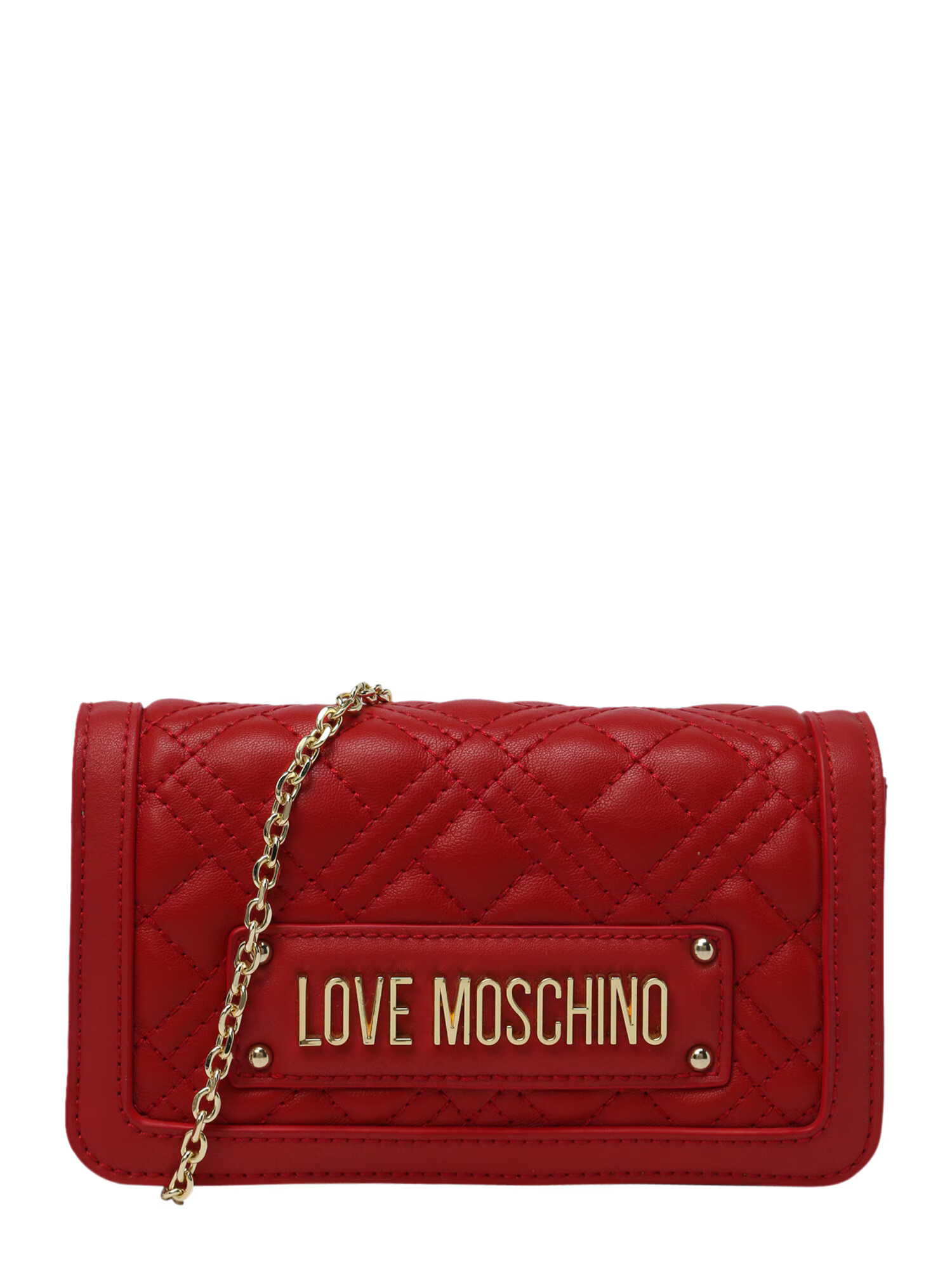 Love Moschino Torba za čez ramo rdeča - Pepit.si