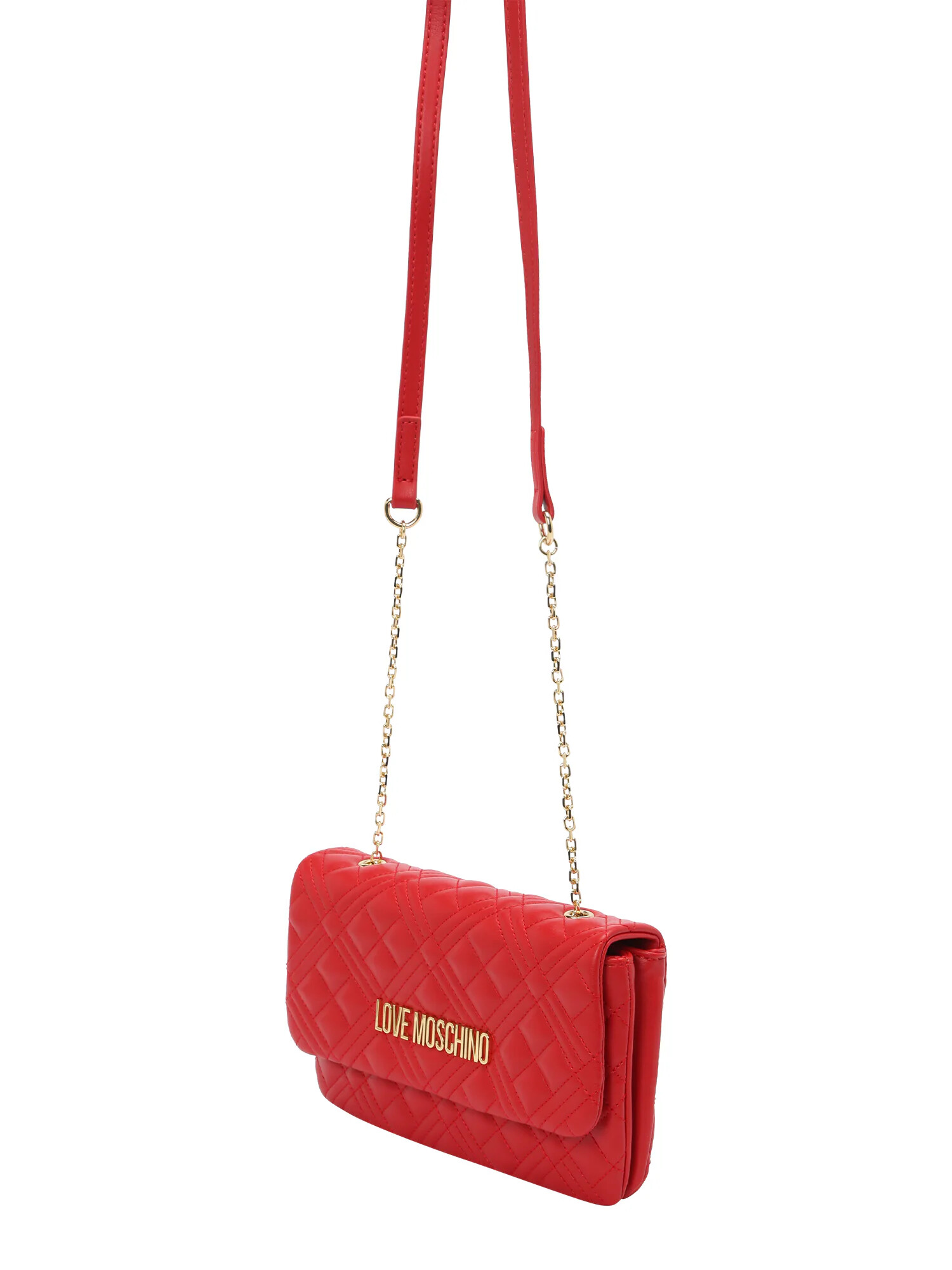 Love Moschino Torba za čez ramo rdeča - Pepit.si