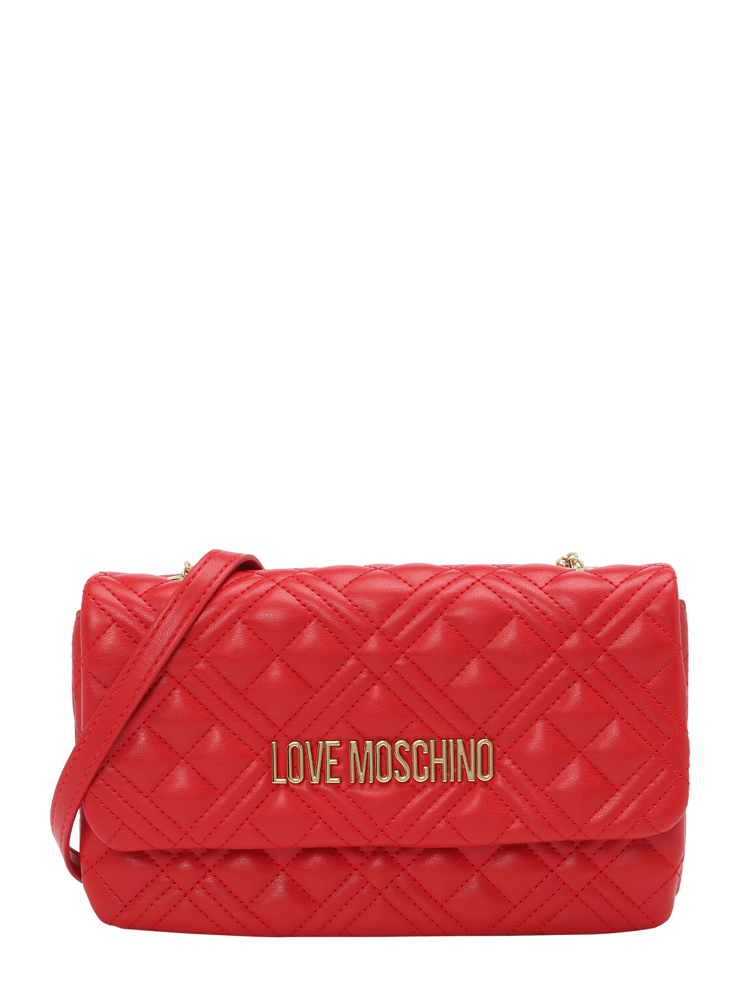 Love Moschino Torba za čez ramo rdeča - Pepit.si