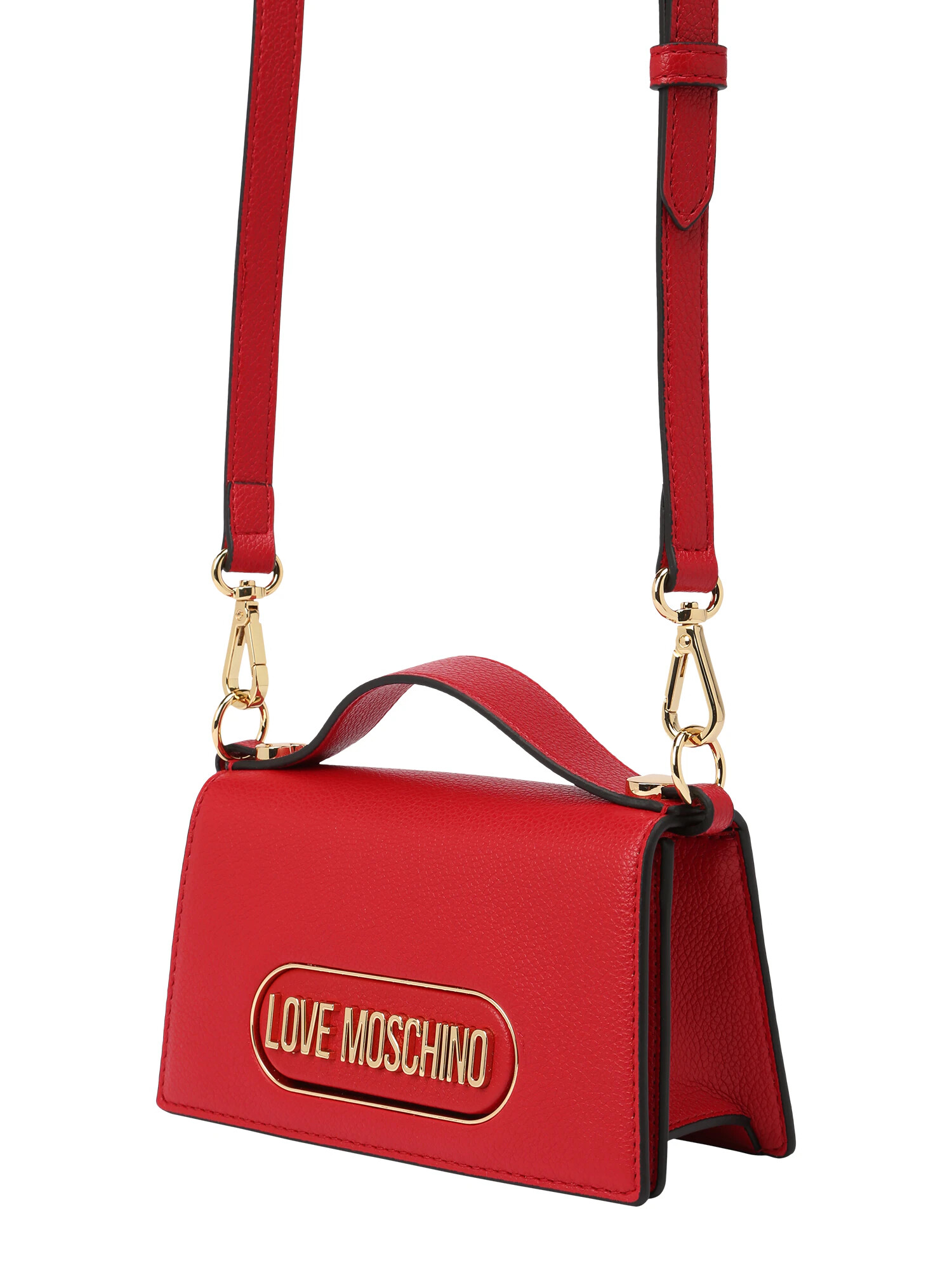 Love Moschino Torba za čez ramo rdeča - Pepit.si