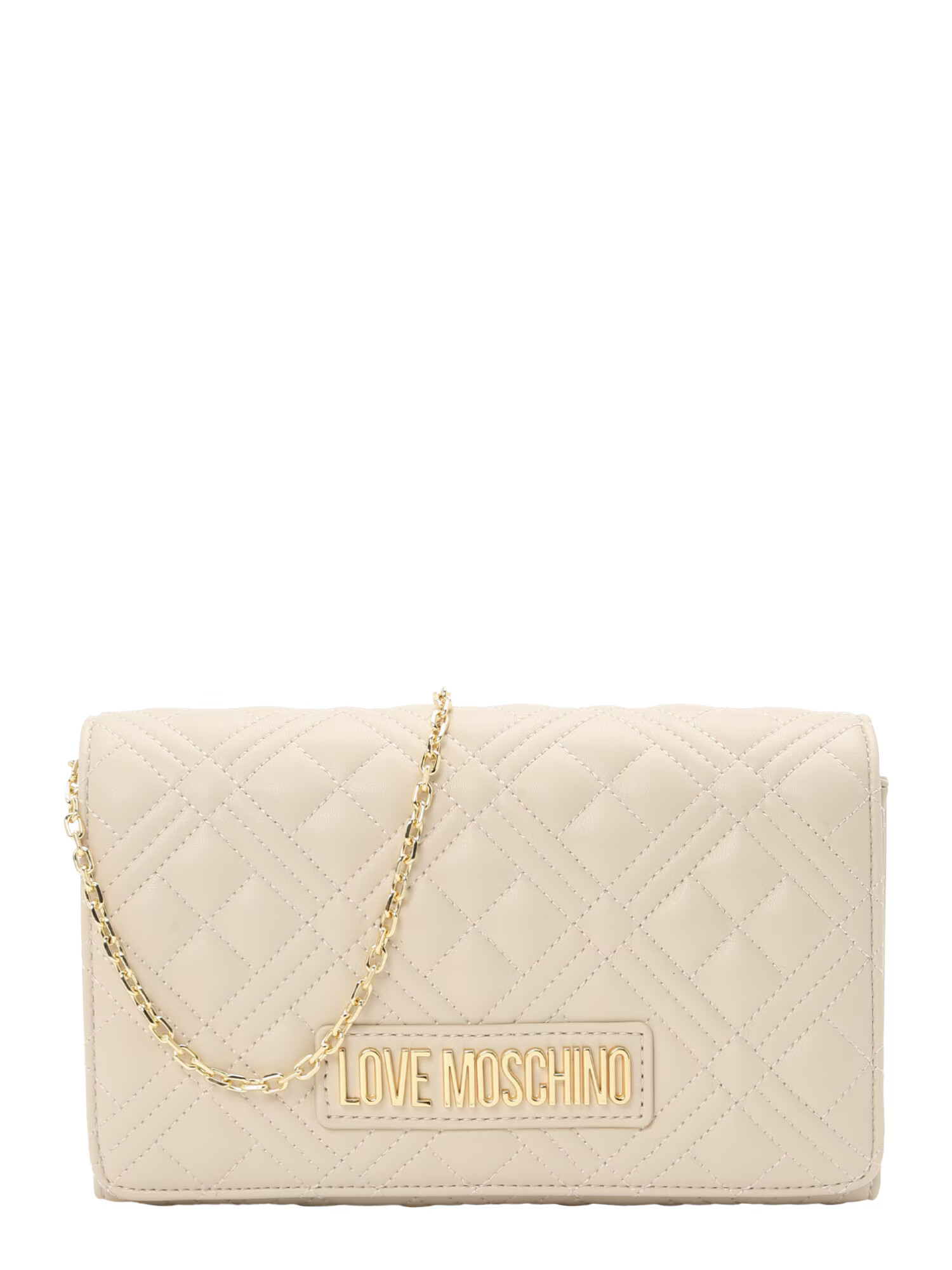 Love Moschino Torba za čez ramo slonovina / zlata - Pepit.si